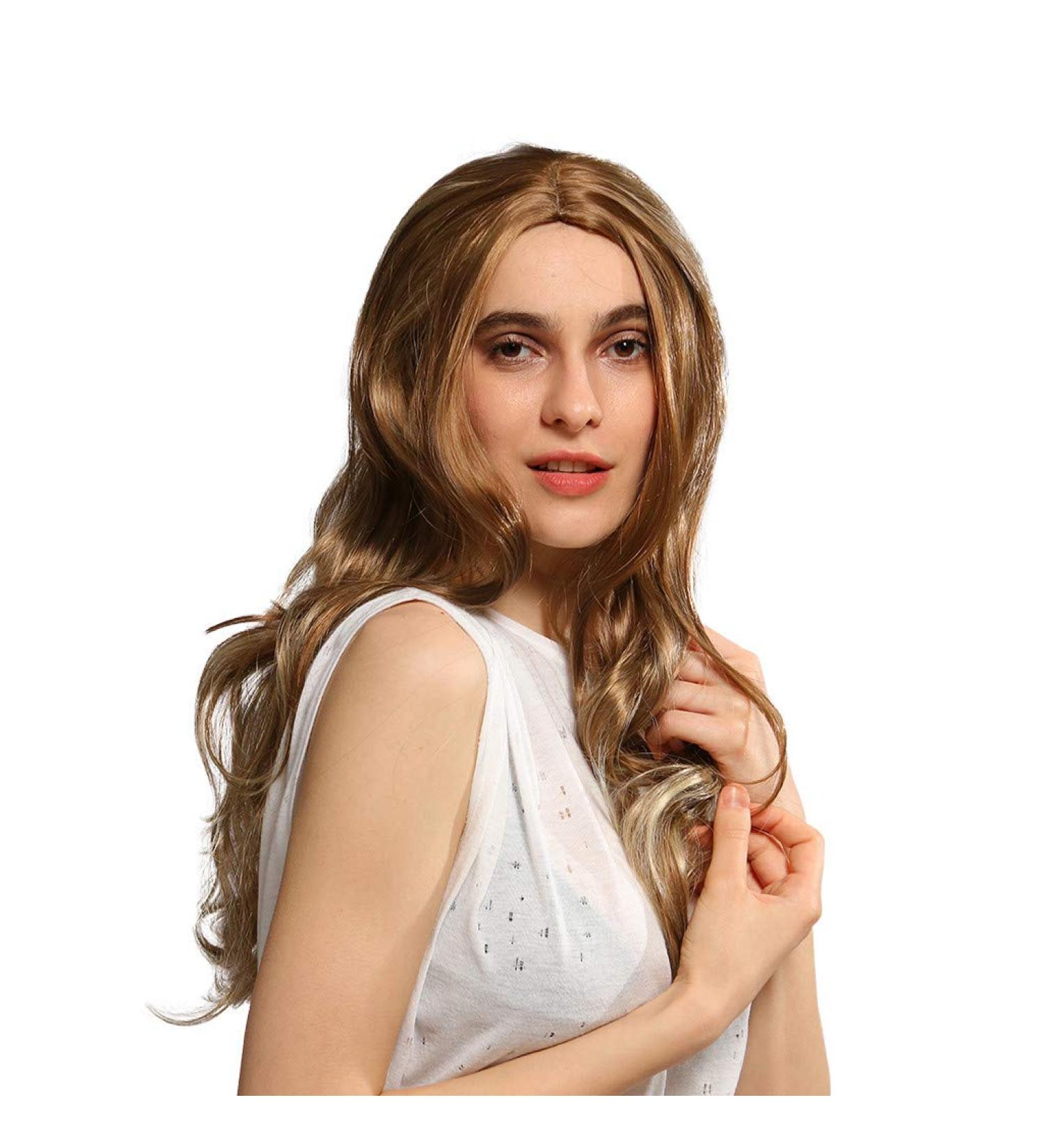 Buy Long Synthetic Wavy Wigs for Women - Cosplay & 50s-80s Styles - International Shipping - Buy Online on GoSupps.com