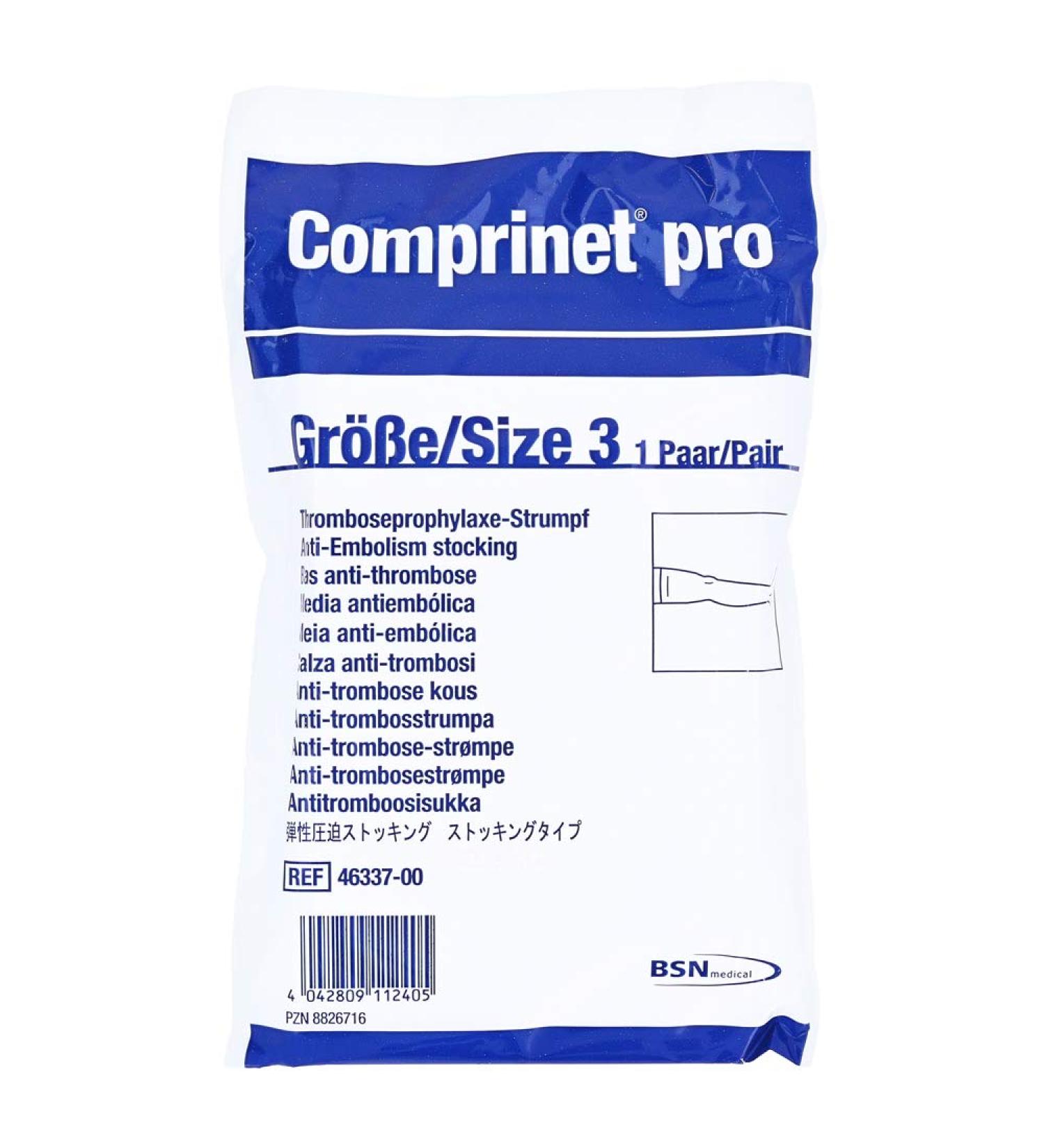 Anti-thrombosis stocking Comprinet Pro size 3 anti-thrombosis stockings S white