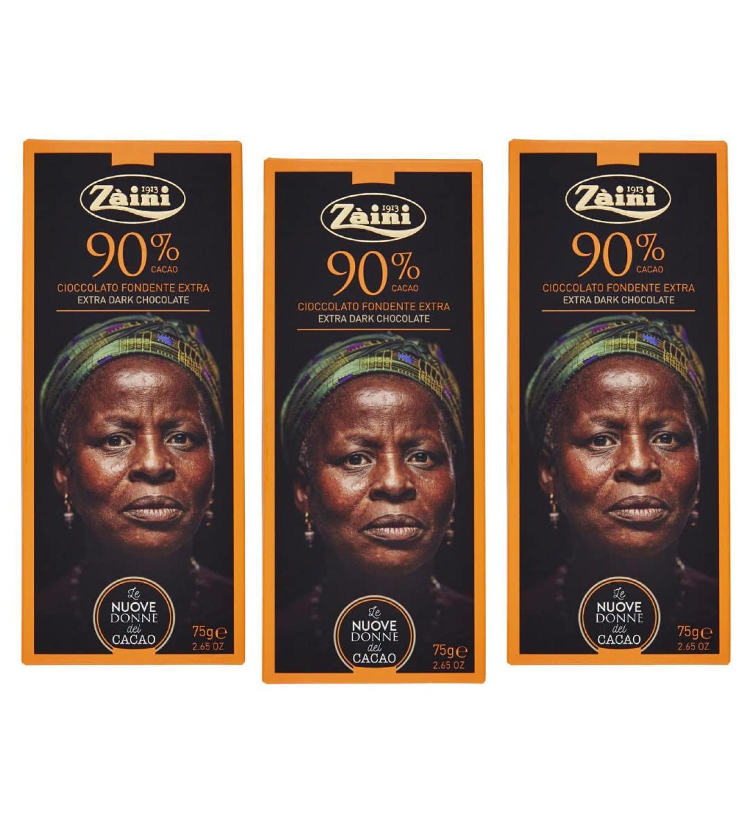 Backpacks Chocolate Bar Dark Chocolate 90% Cocoa 75g (Pack of 3) - Buy Online on GoSupps.com