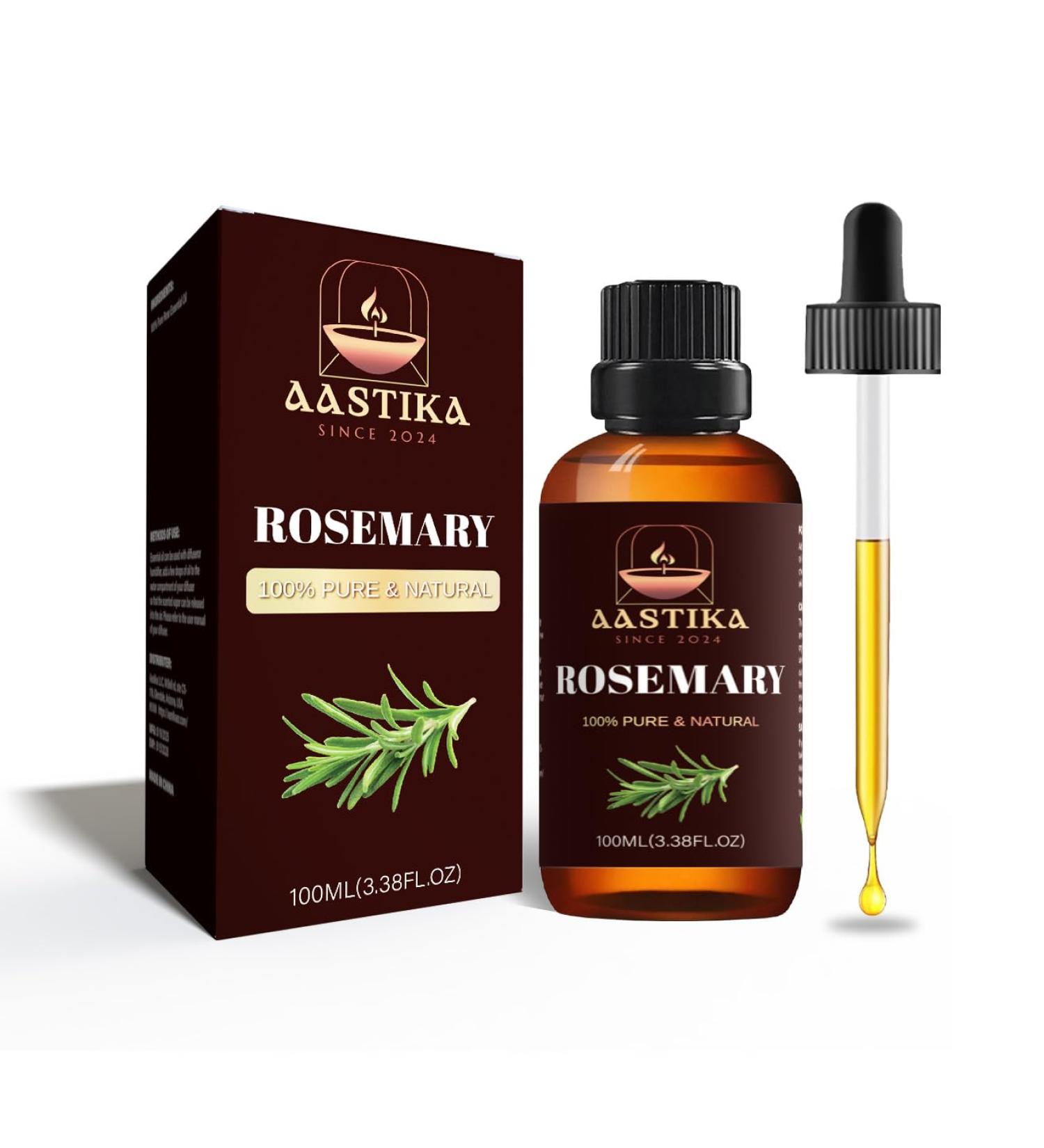 Aastika Rosmary Essential Oil 100% Pure & Natural 100ml Bottle - Buy Online on GoSupps.com