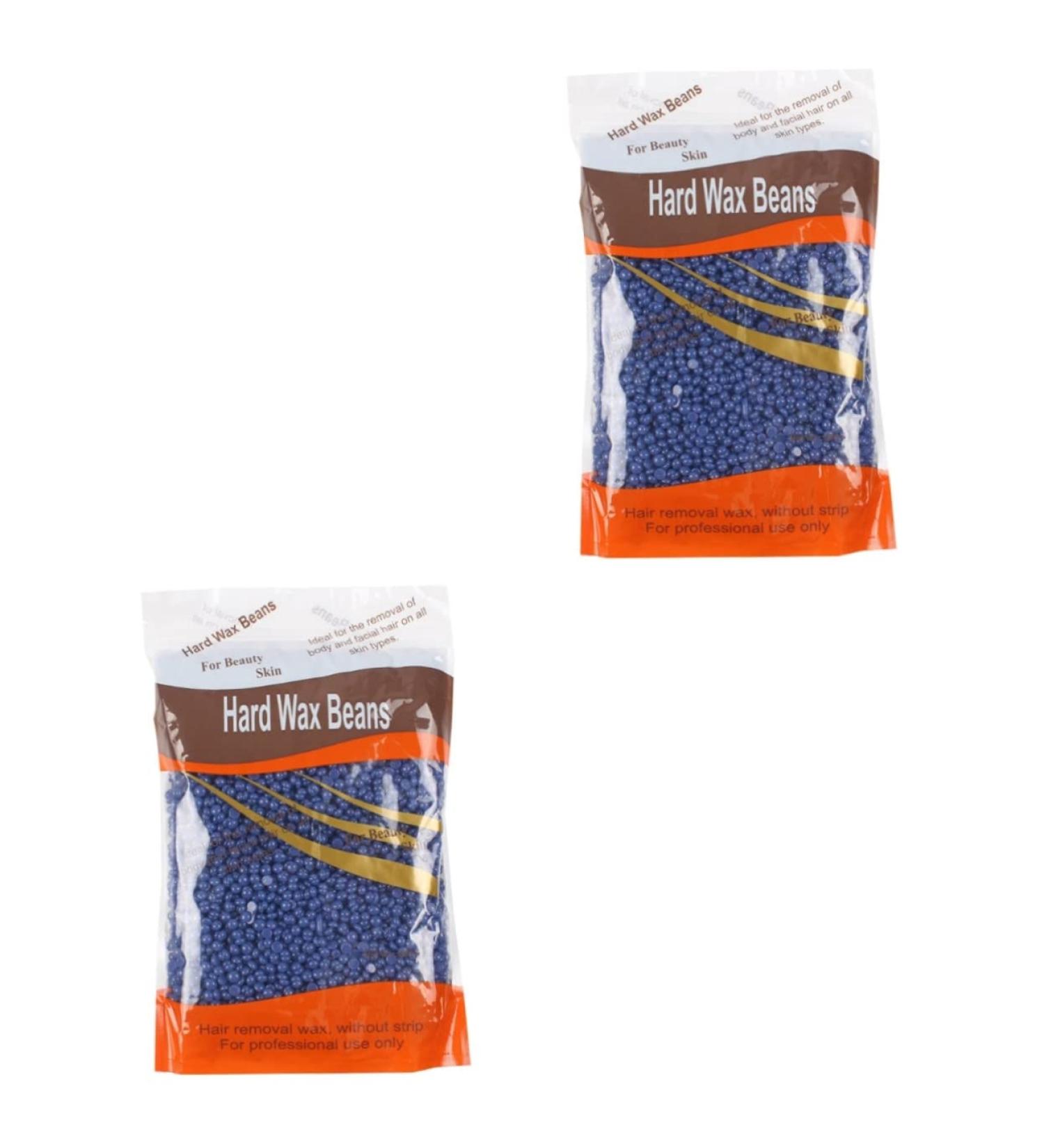 Beaupretty 2 Pack Hard Wax Beans for Painless Hair Removal - Professional Armpit & Brazilian Waxing | Depilatory Pearl Wax - Buy Online on GoSupps.com