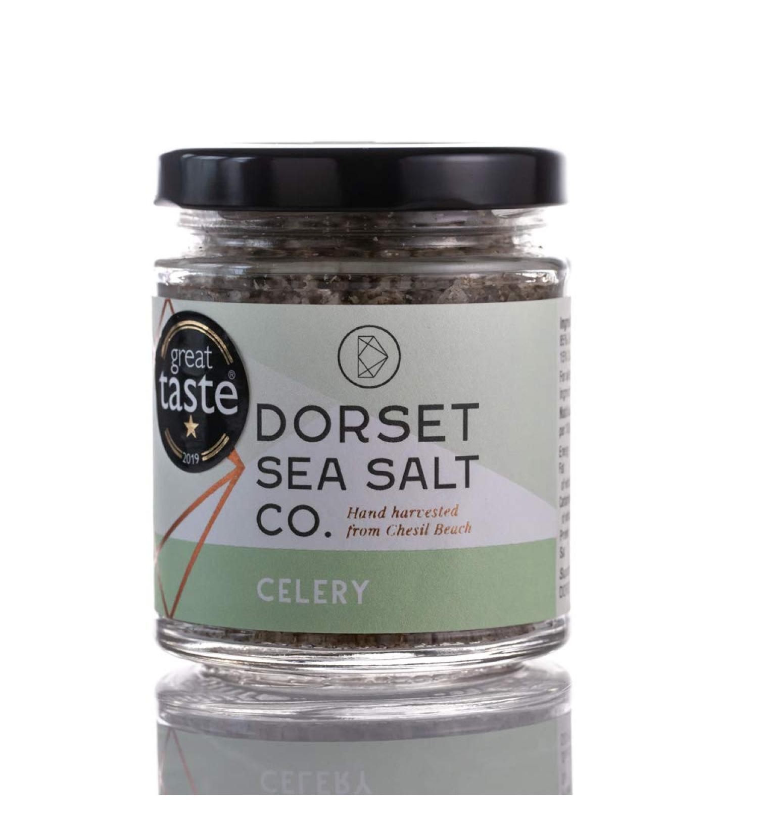 Dorset Sea Salt Co. Celery Infused 100g - Handcrafted Sea Salt from Dorset - Buy Online on GoSupps.com