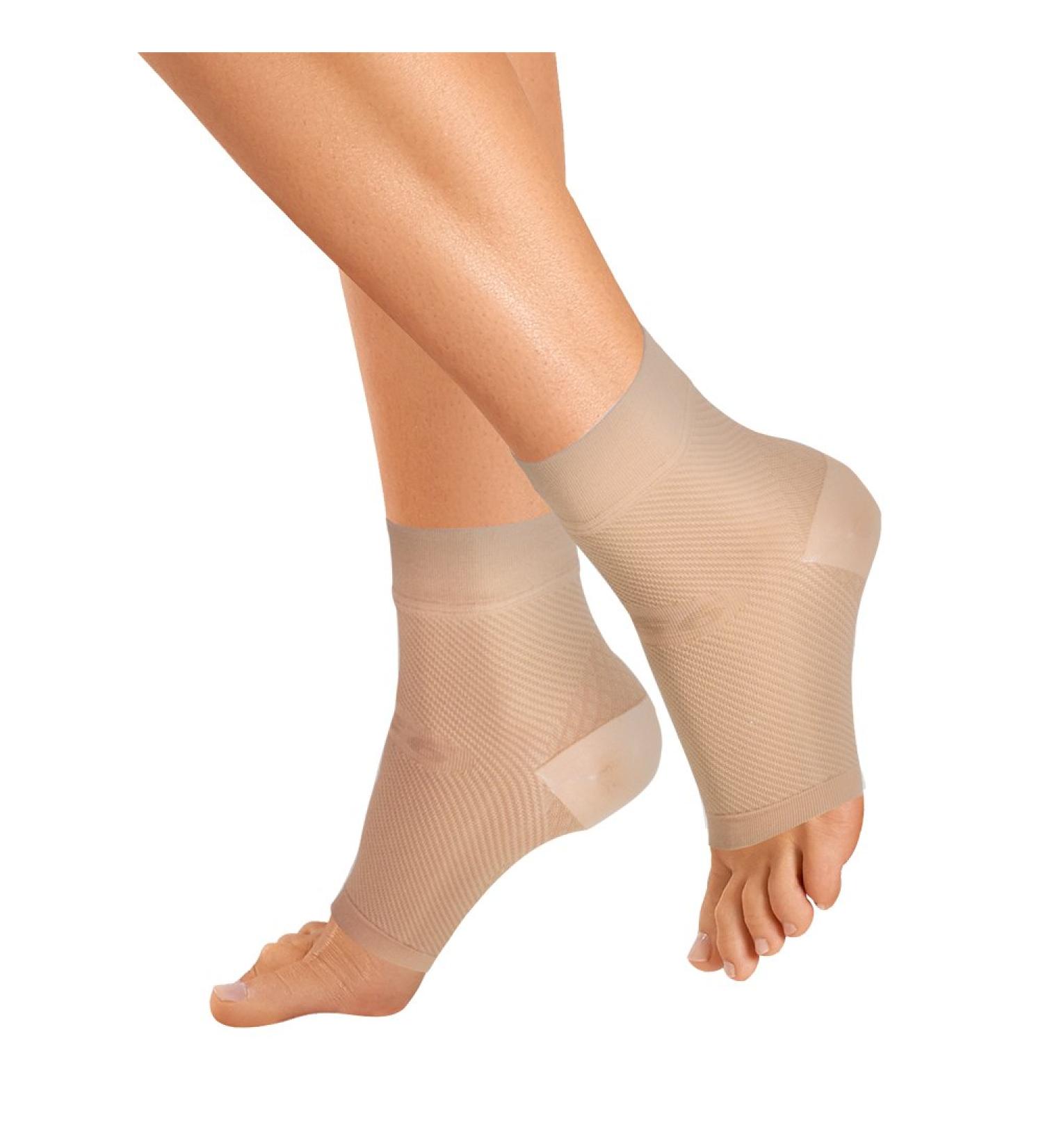 OrthoSleeve FS6 Compression Foot Sleeve for Plantar Fasciitis & Heel Pain - Large Size for Relief and Support - Buy Online on GoSupps.com