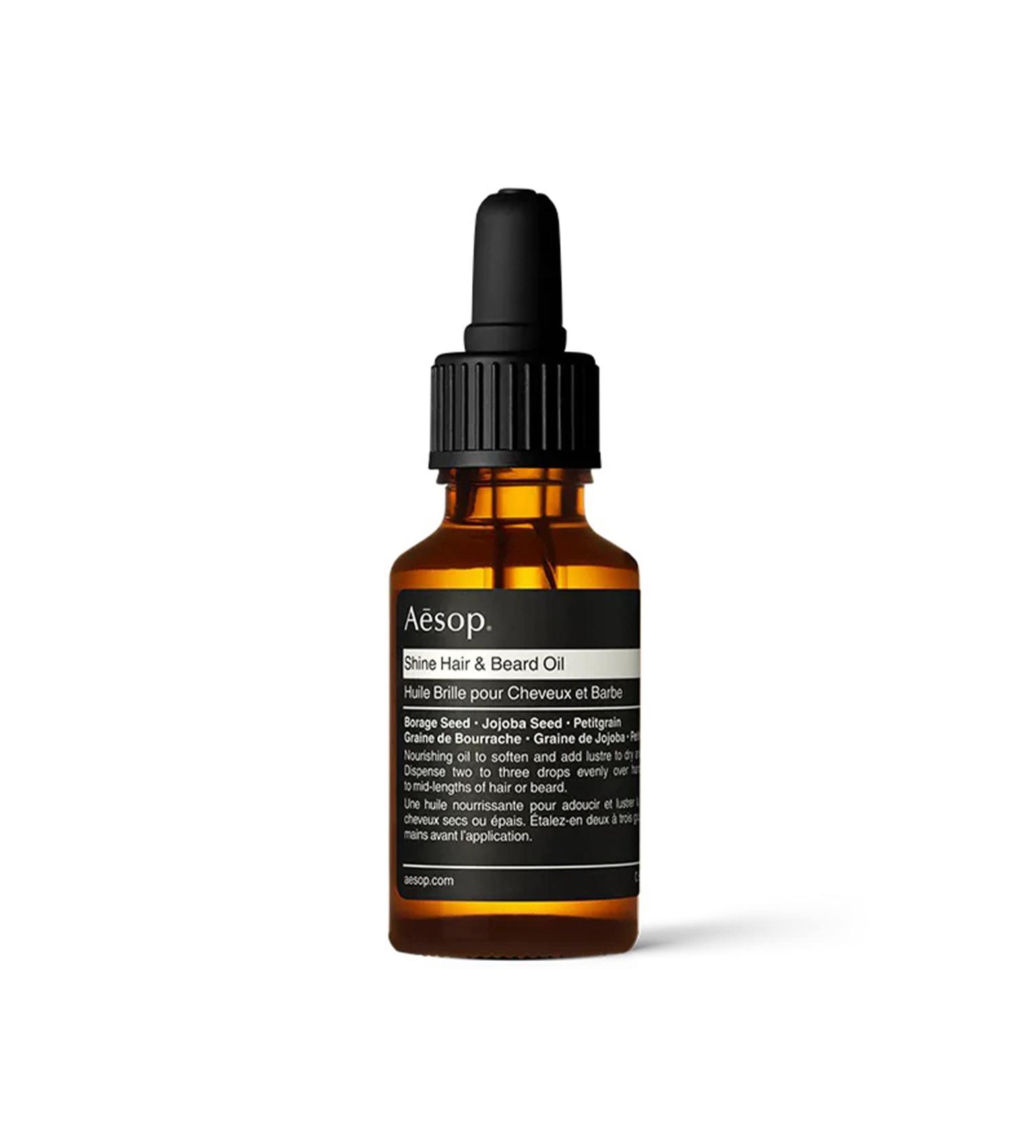 Aesop Shine Hair & Beard Oil | 25mL/0.84oz | Paraben-Free, Cruelty-Free & Vegan - Buy Online on GoSupps.com