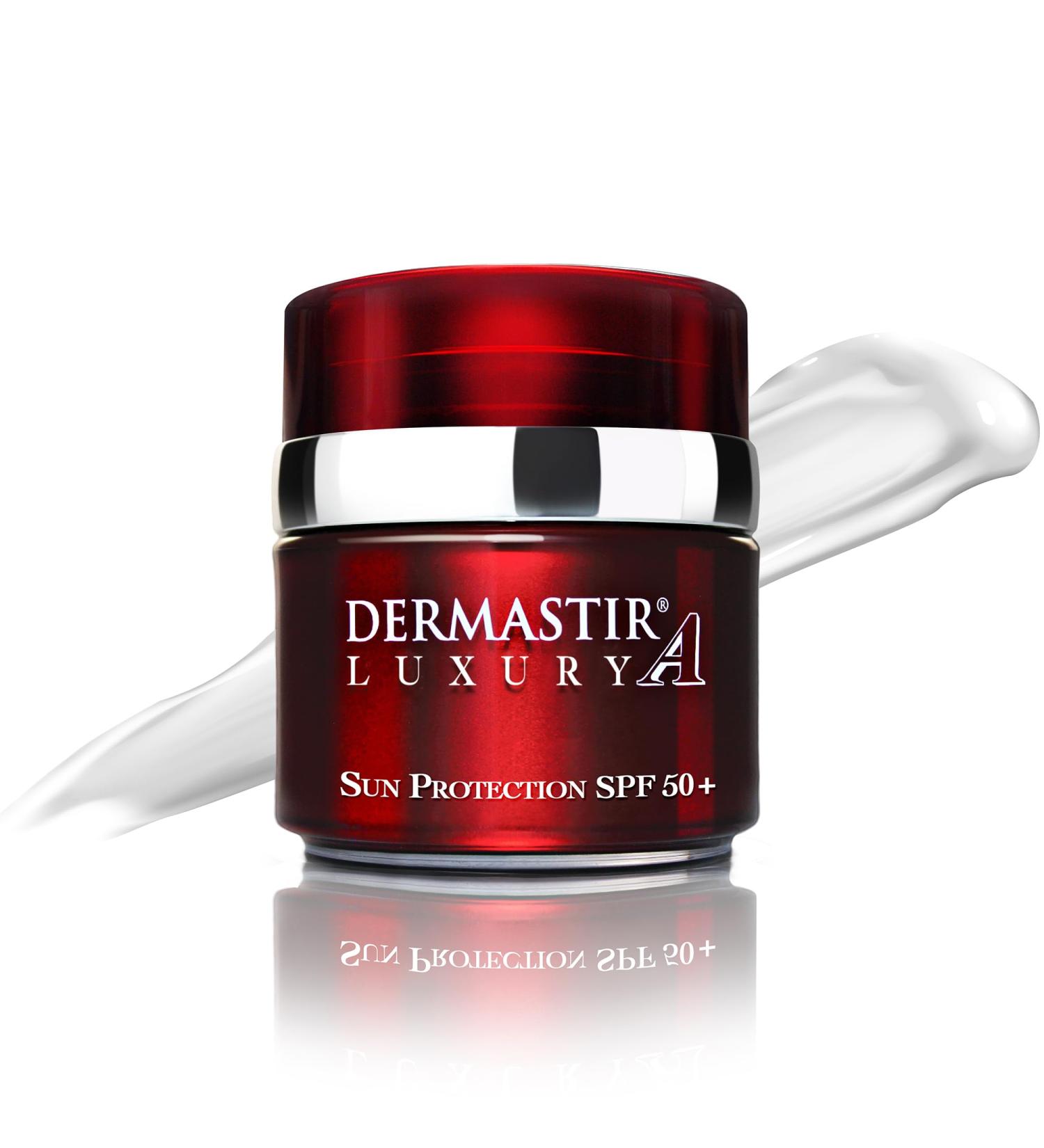 Dermastir Sun Face Cream SPF 50+ UVA/UVB Protection Light Texture Moisturizing and Anti-Age - Waterproof - Made in France 50ml - Buy Online on GoSupps.com