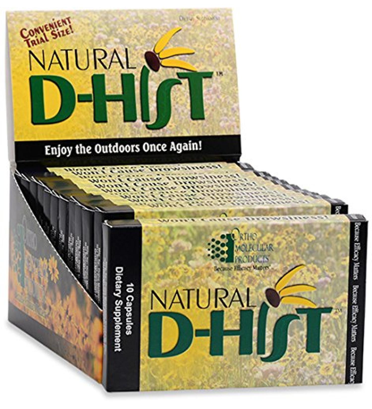 Ortho Molecular - Natural D-Hist Blisters - 120 Capsules