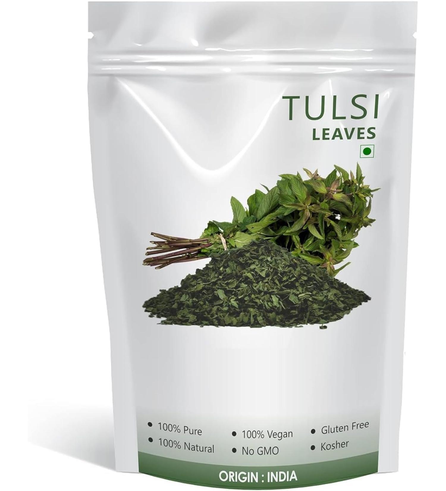 Tulsi Leaves 100g | Queen of Herbs | Dried Tulsi Leaves and Tulsi Buds