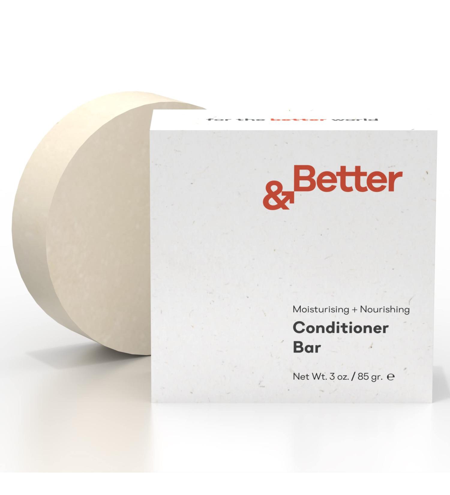 Better Conditioner Bar | Moisturizing & Nourishing | Organic Shea Butter | Vegan & Plastic-Free | Handcrafted in Canada - Buy Online on GoSupps.com