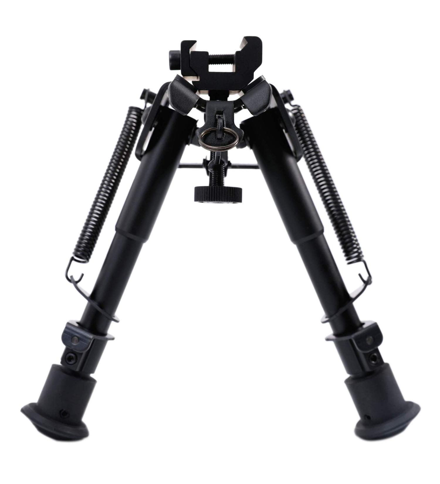 Pinty Tactical Rifle Bipod | Picatinny Rail Compatible | Adjustable Height | Hardened Steel & Aluminum - Buy Online on GoSupps.com