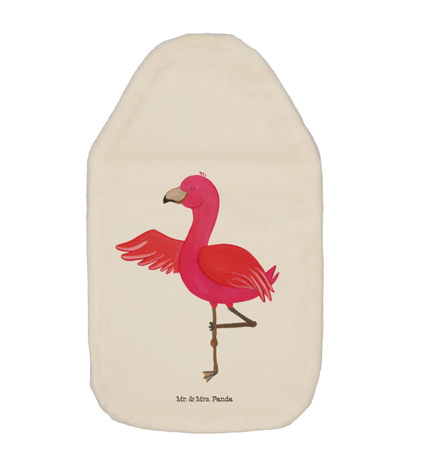 Mr. & Mrs. Panda Flamingo Yoga Heat Bottle | Pink Mindfulness Gift | Warming Pillow for Deep Relaxation & Yoga Poses - Buy Online on GoSupps.com