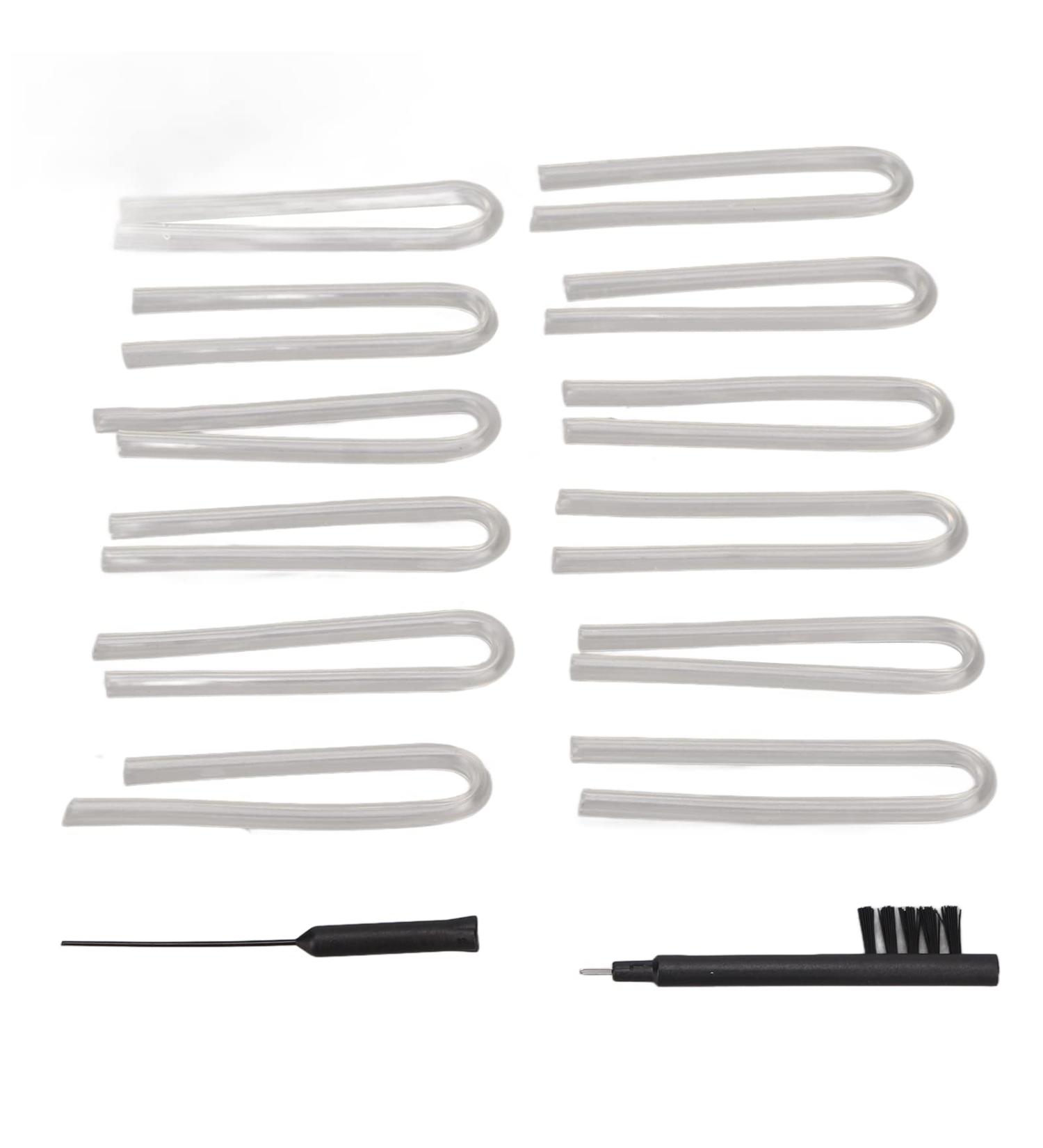 Hearing Aid Hoses & Amplifiers | HDO Model Otoplasty Molded Tubes & Cleaning Brush | Transparent Replacement Listening Tube - Buy Online on GoSupps.com