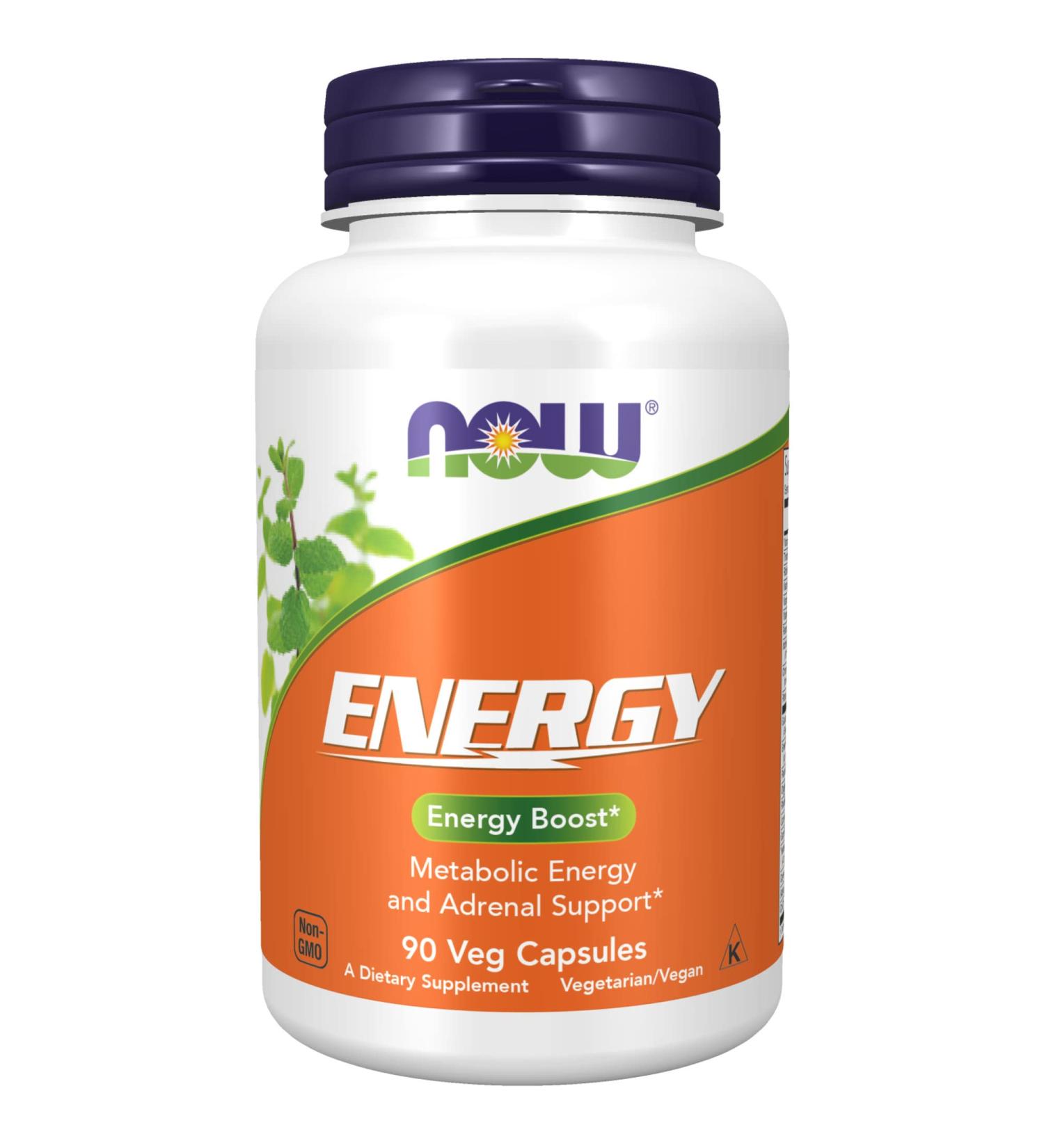 NOW Energy Dietary Supplement - B Vitamins, Green Tea, Panax Ginseng & Rhodiola - 90 Capsules - Buy Online on GoSupps.com