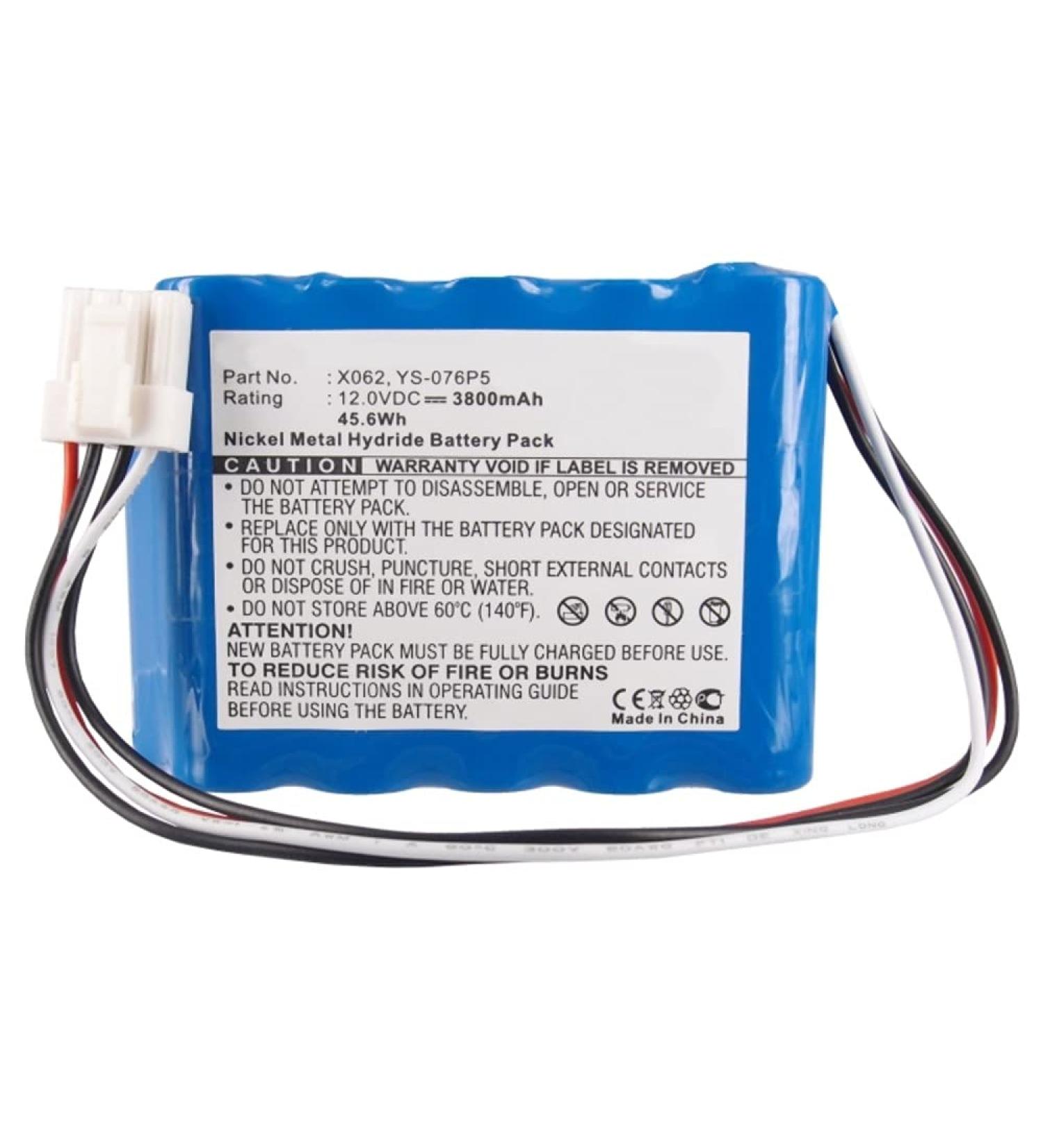 Synergy Digital Battery Compatible with Nihon Kohden BSM-2300 BSM-2303K BSM-2304 BSM-2304A BSM-2350 BSM-2351 BSM-2351A BSM-2351C BSM-2351K BSM-2353C BSM-2353K
