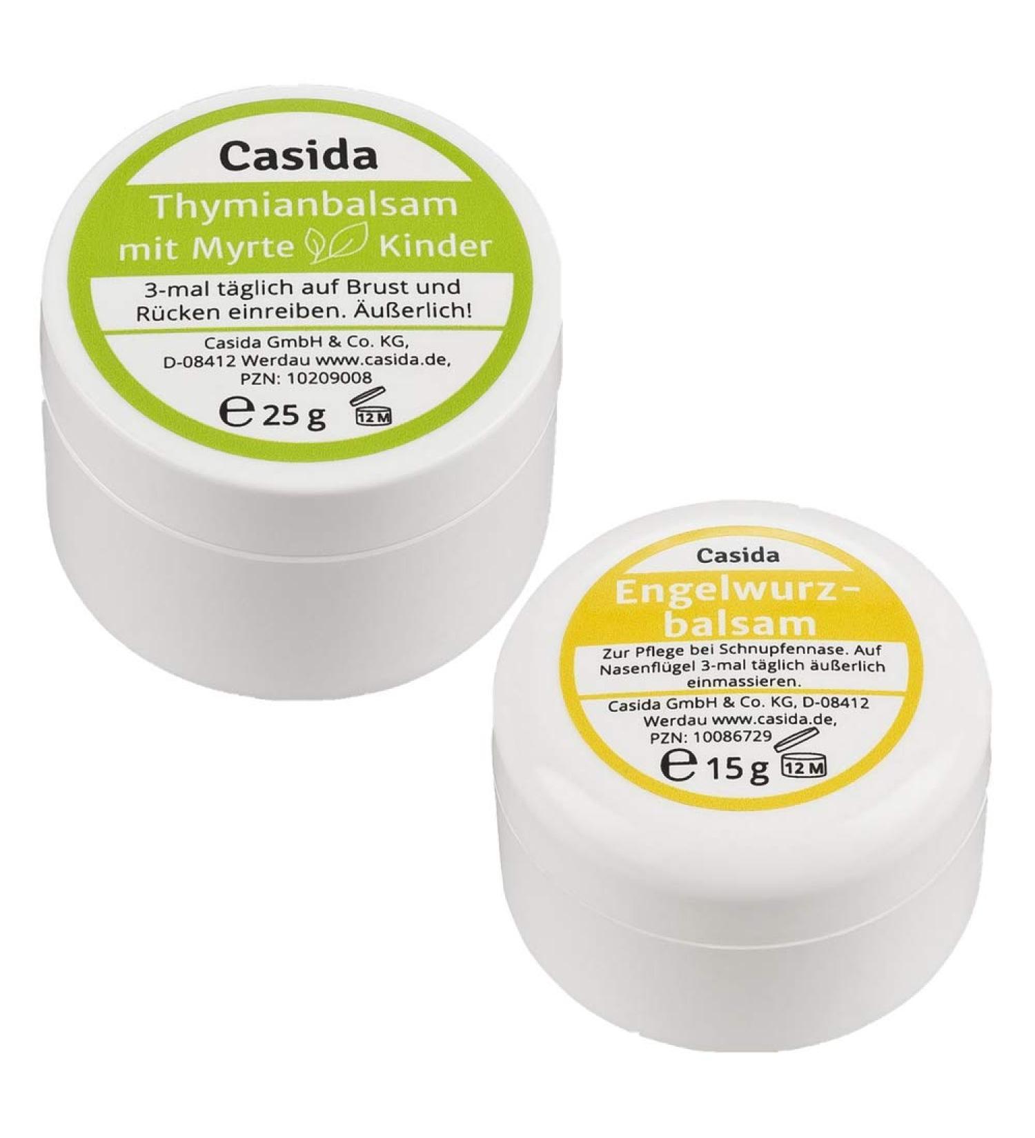 Casida Engelwurzbalsam & Thymianbalsam Myrte Kinder Set 40 g Cr me - Buy Online on GoSupps.com