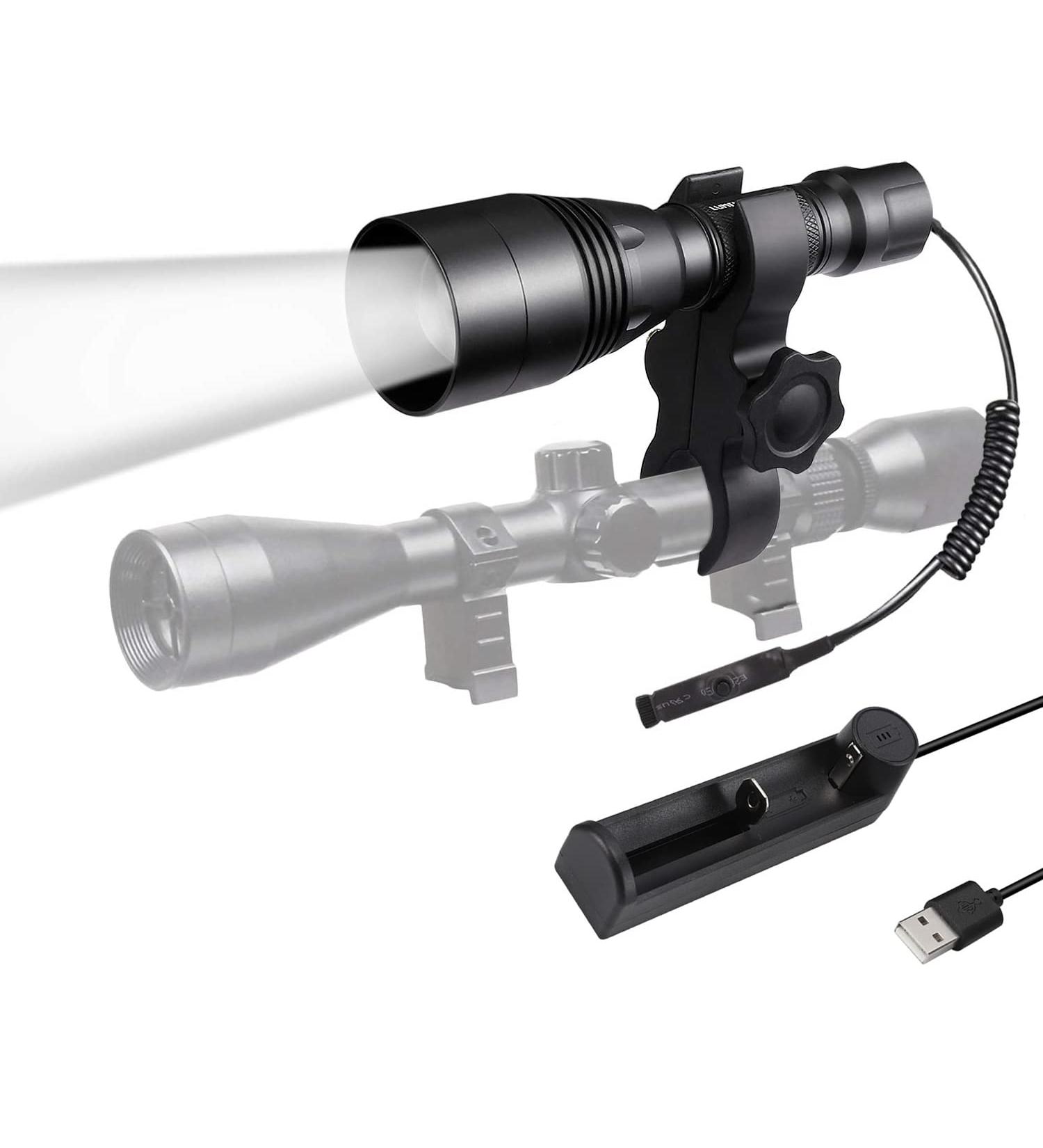LUMENSHOOTER A8S 850nm Infrared Flashlight for Night Vision Optics - Zoomable Hunting Light - Buy Online on GoSupps.com