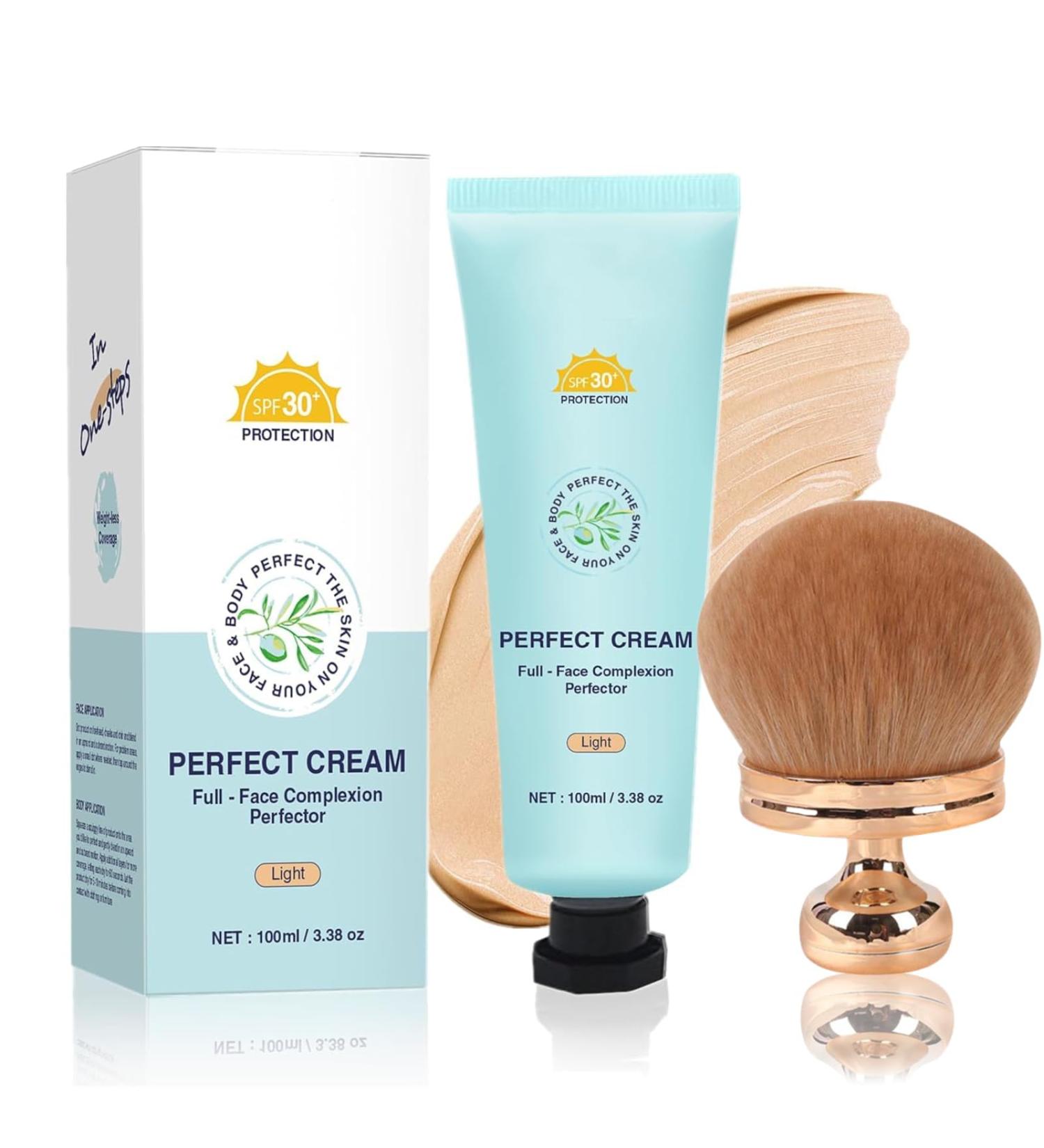 FLLUOUZH Body Coeage Perfector with SPF 30+ 12 Uurn Hydratating CC Creams Foundation And Concealer cream with Full Decking Waterproof NuitAfgitation Light - Buy Online on GoSupps.com