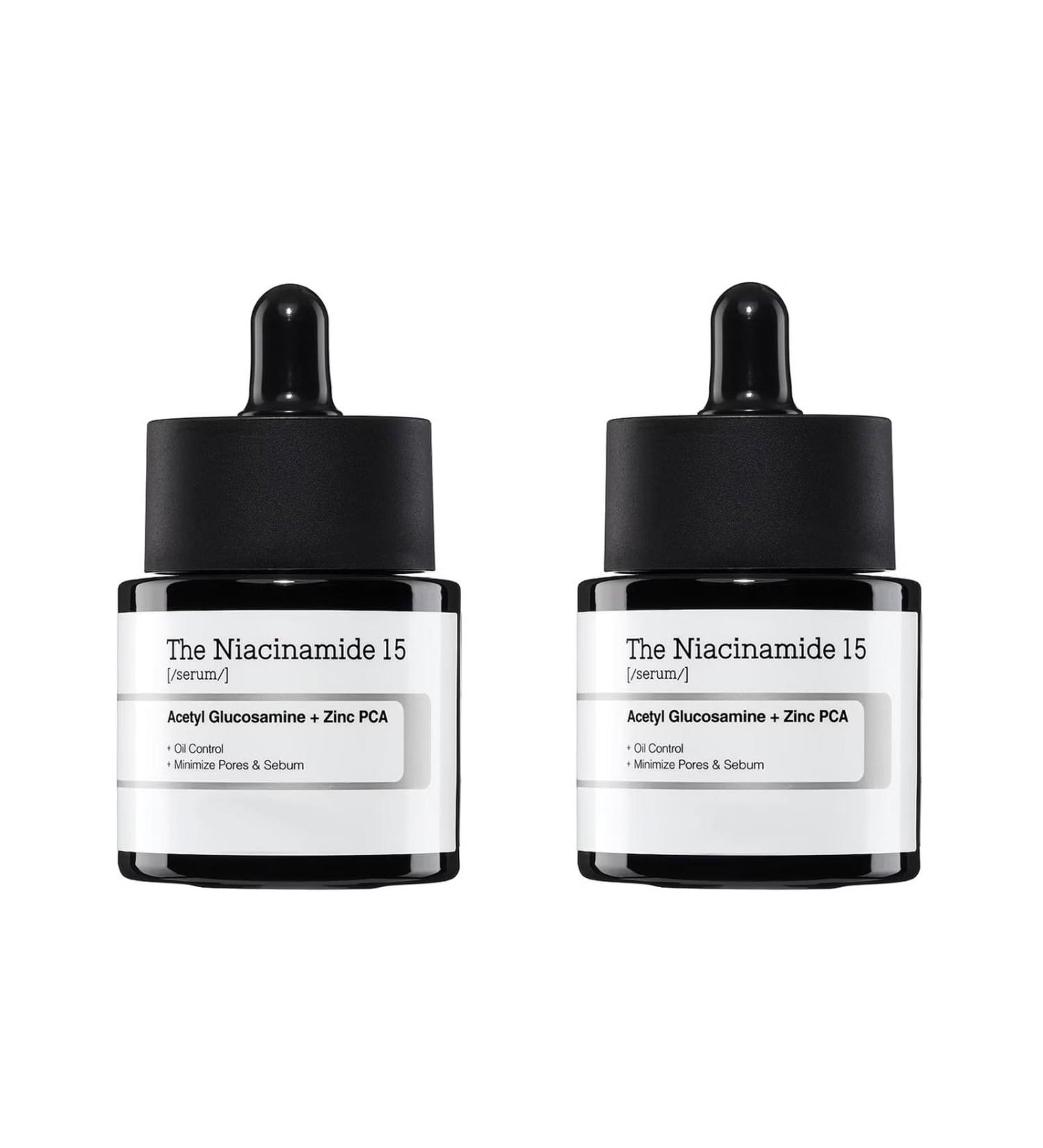 The Niacinamide 15 Serum 0.67 fl. oz. (20 ml) Pack of 2 | Korean Skincare - Buy Online on GoSupps.com
