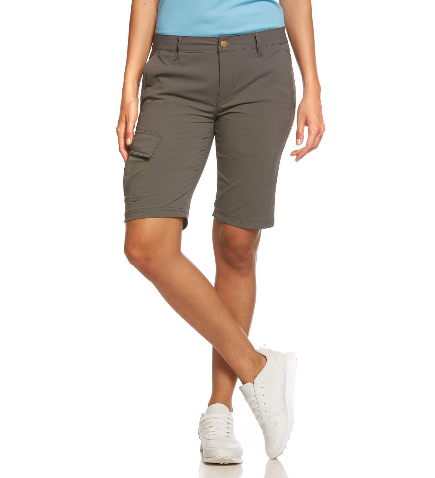 Jeff Green Women's Quick-Drying Lightweight Cargo Pants - Melina Grey - Elastic Outdoor Functional Shorts for International Shipping - Buy Online on GoSupps.com