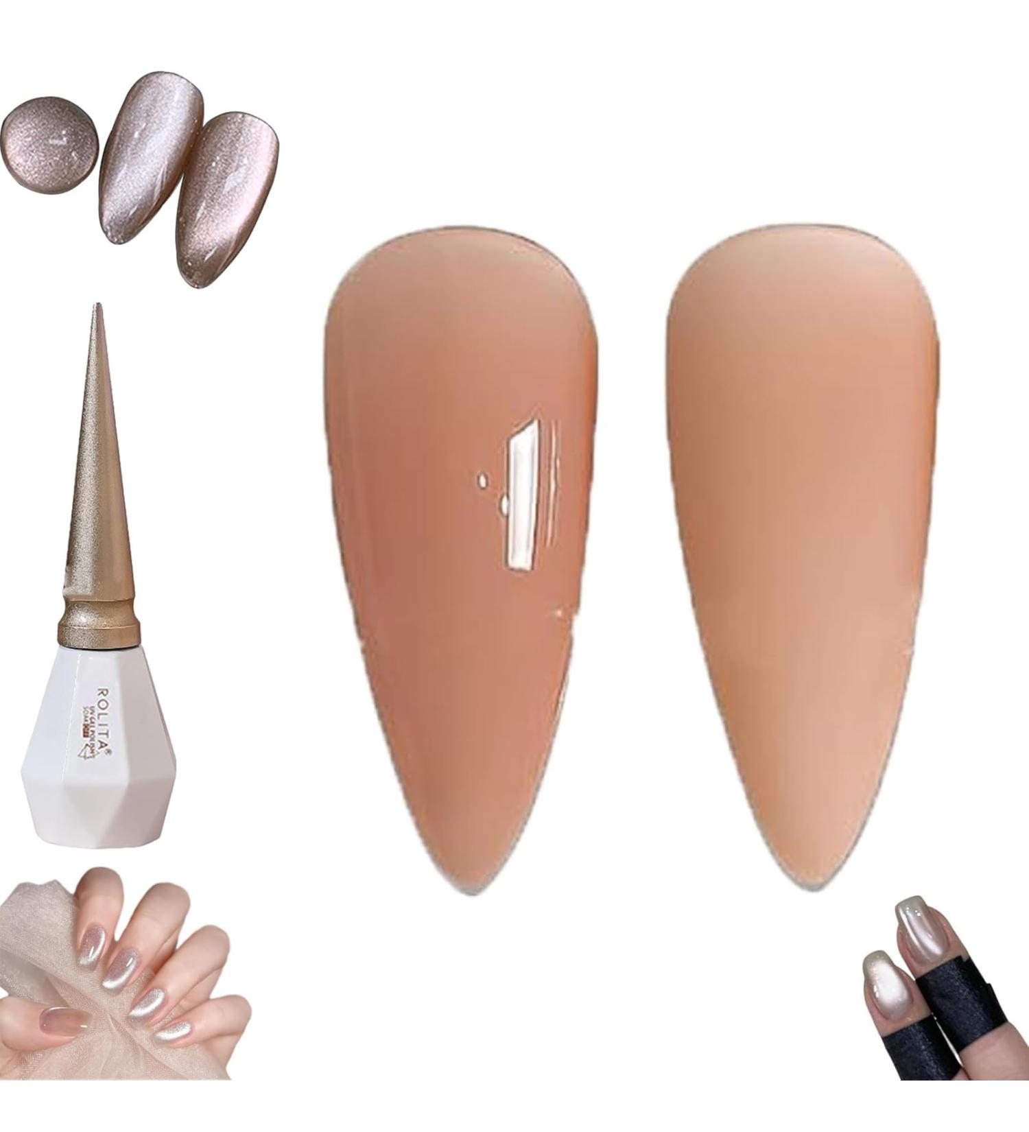 Rolita Gel Polish 2024 New 16 Colors Nude Gel Polish Rolita Nail Polish Glitter Crystal Gel Nail Polish Jelly-Colored Nail Polish Cat Eye Gel Nail Polish Quick Dry Nail Polish (0.06 Fl Oz Y-07) 0.06 Fl Oz Y-07 - Buy Online on GoSupps.com