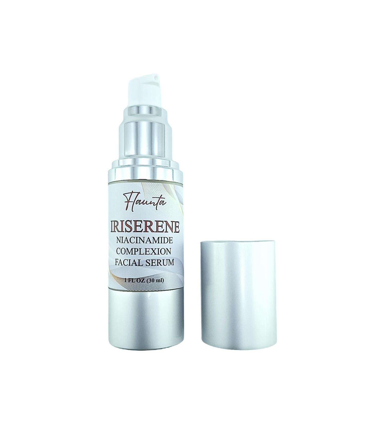 Iriserene 5% Niacinamide Facial Serum - Hydrating Complexion Boost with Hyaluronic Acid & Green Tea | Plant-Based Skincare Made in USA - Buy Online on GoSupps.com