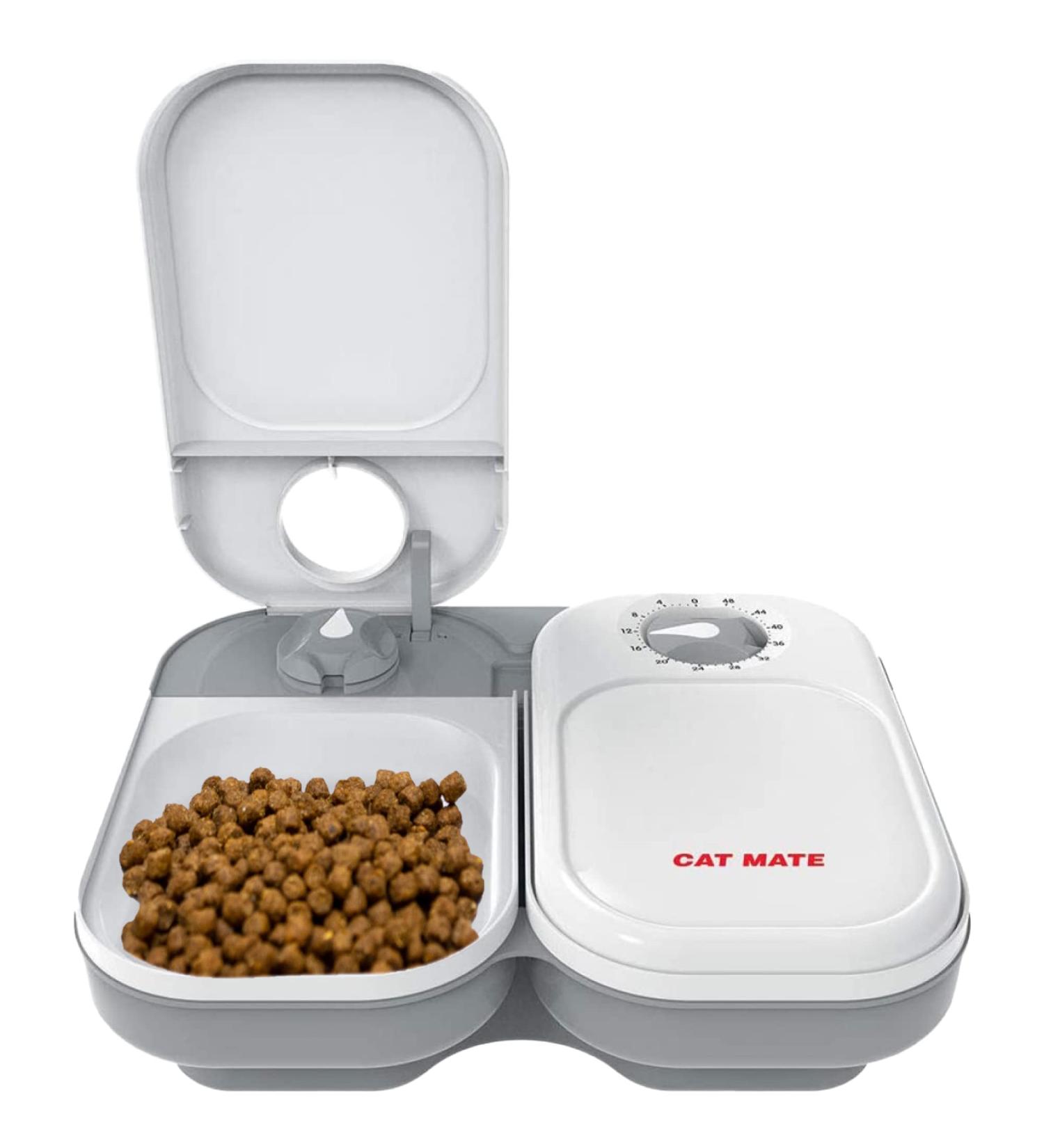 Cat Mate Timed Automatic Feeder Two bowl feeder - Buy Online on GoSupps.com