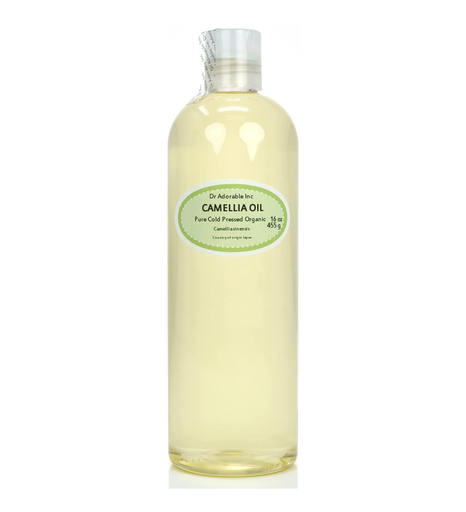Dr Adorable Camellia Seed Oil - 100% Pure & Organic - 16 oz Cold Pressed - International Shipping Available - Buy Online on GoSupps.com
