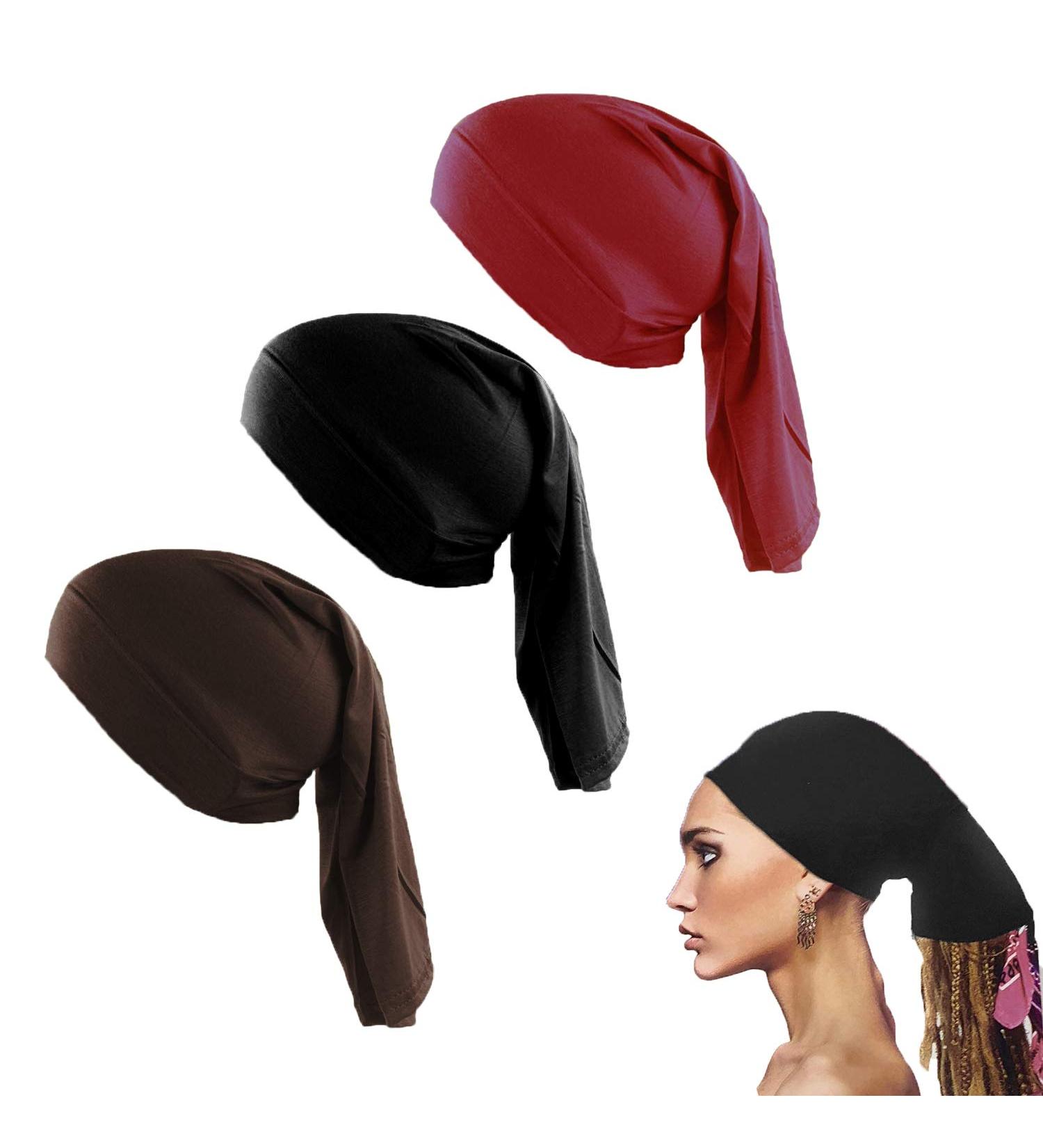 Unisex Spandex Dreadlocks Tube 3 Pack Hair Covers for Men and Women - Long Set - Buy Online on GoSupps.com