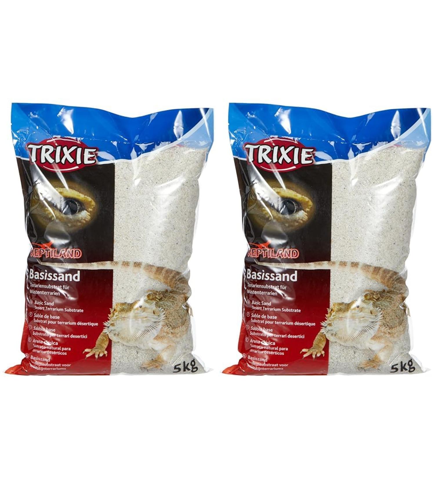 Trixie 76134 Base Sand for Desert Terrariums 5 kg White (Pack of 2) 5 kg (Pack of 2) - Buy Online on GoSupps.com