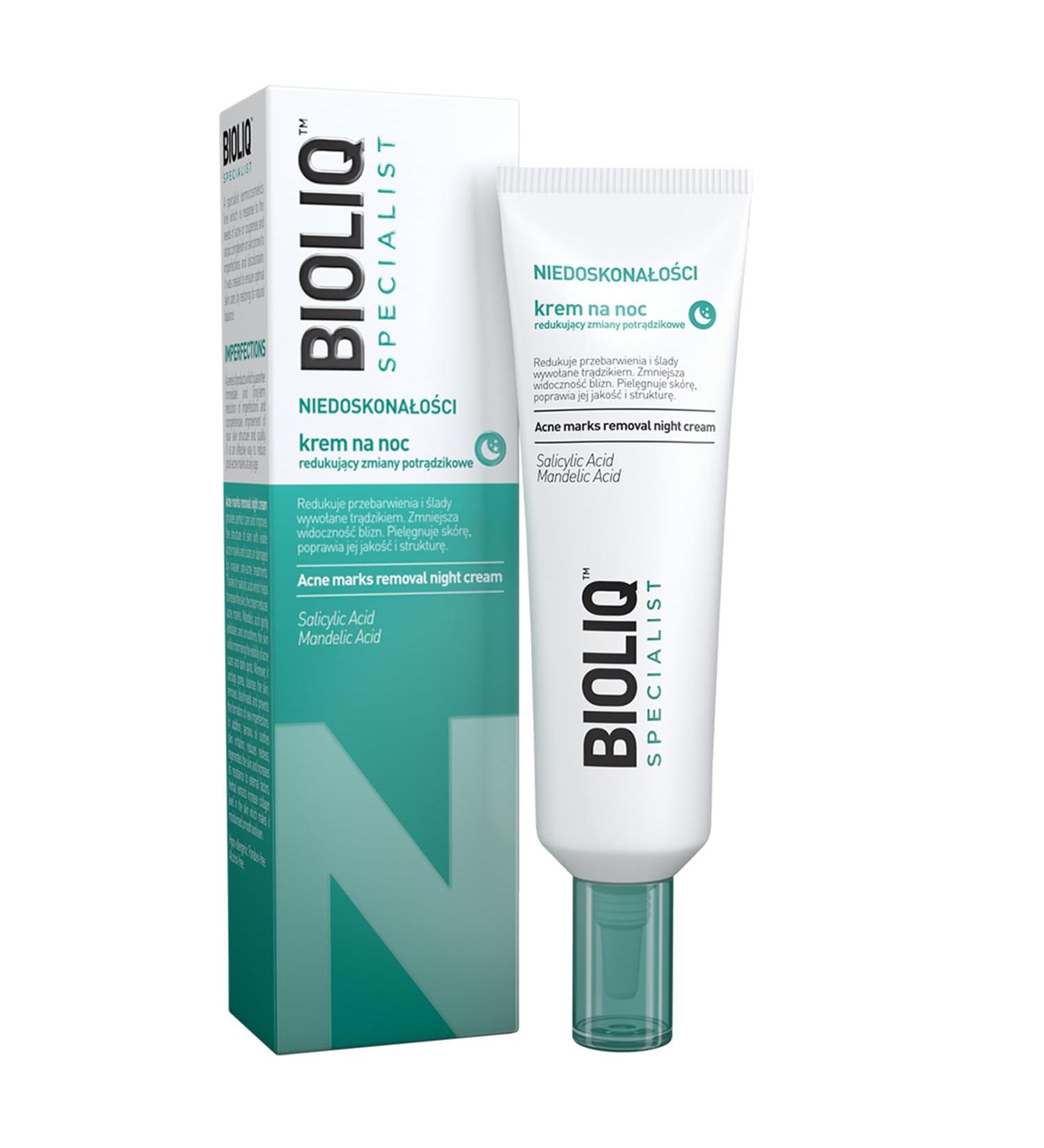 Specialist Acne Marks Removal Night Cream - Advanced Salicylic Acid & Mandelic Acid Formula - Reduces Discoloration & Smooths Scars - 30ml International Shipping Available - Buy Online on GoSupps.com