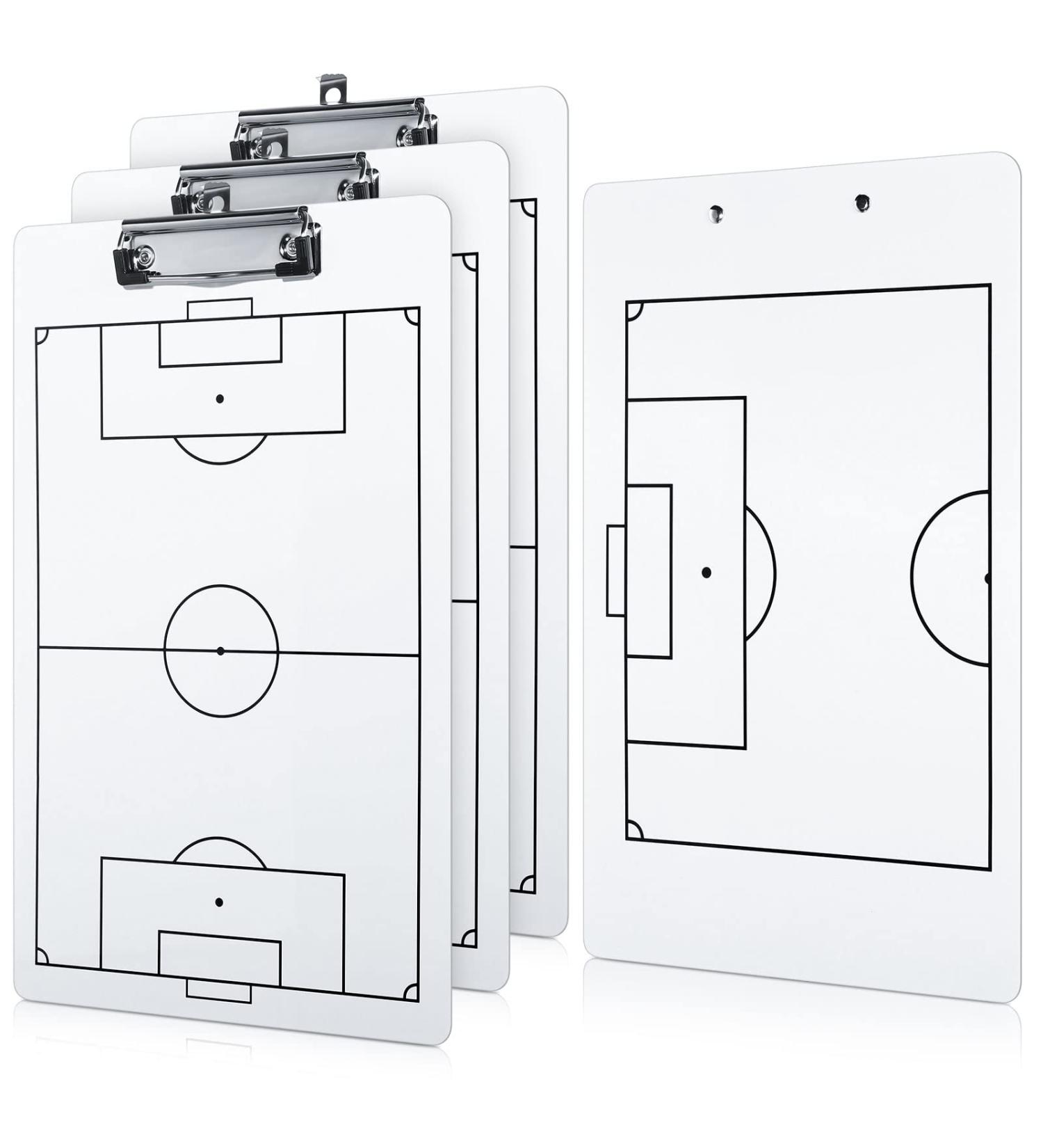 Jerify 3 Pcs Basketball Soccer Clipboard for Coaching | Double Sided Dry Erase Board | 13.78 x 8.7 in | Sports Whiteboard Marker Boards - Buy Online on GoSupps.com