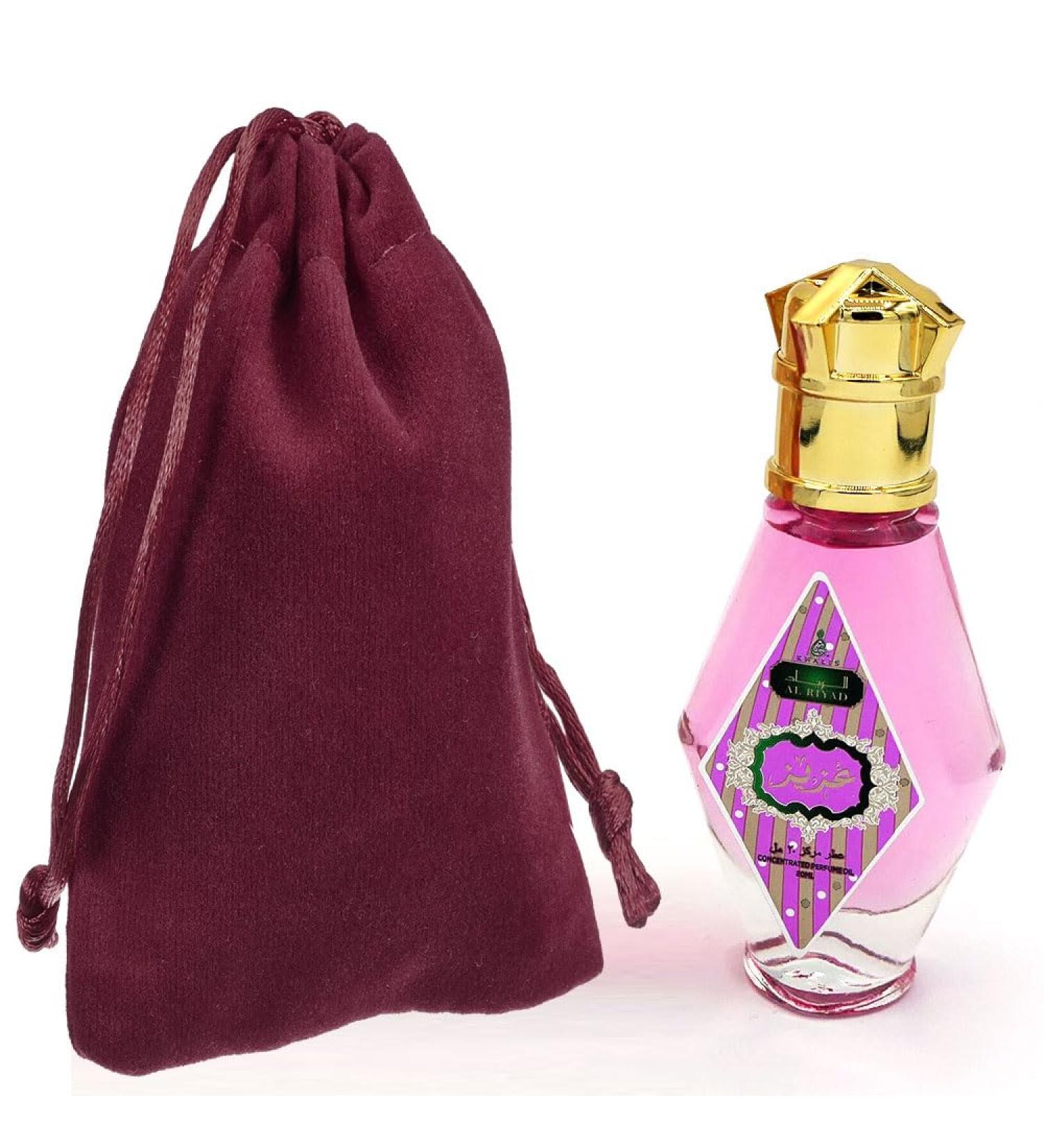 AZIZ 20 mL Roll On Oil Pink Perfume Arab - Alcohol-Free Fragrances. Perfumes Arabes Mas Vendidos - AL RIYAD (Roll On Body Oil) Roll On Cologne - Buy Online on GoSupps.com