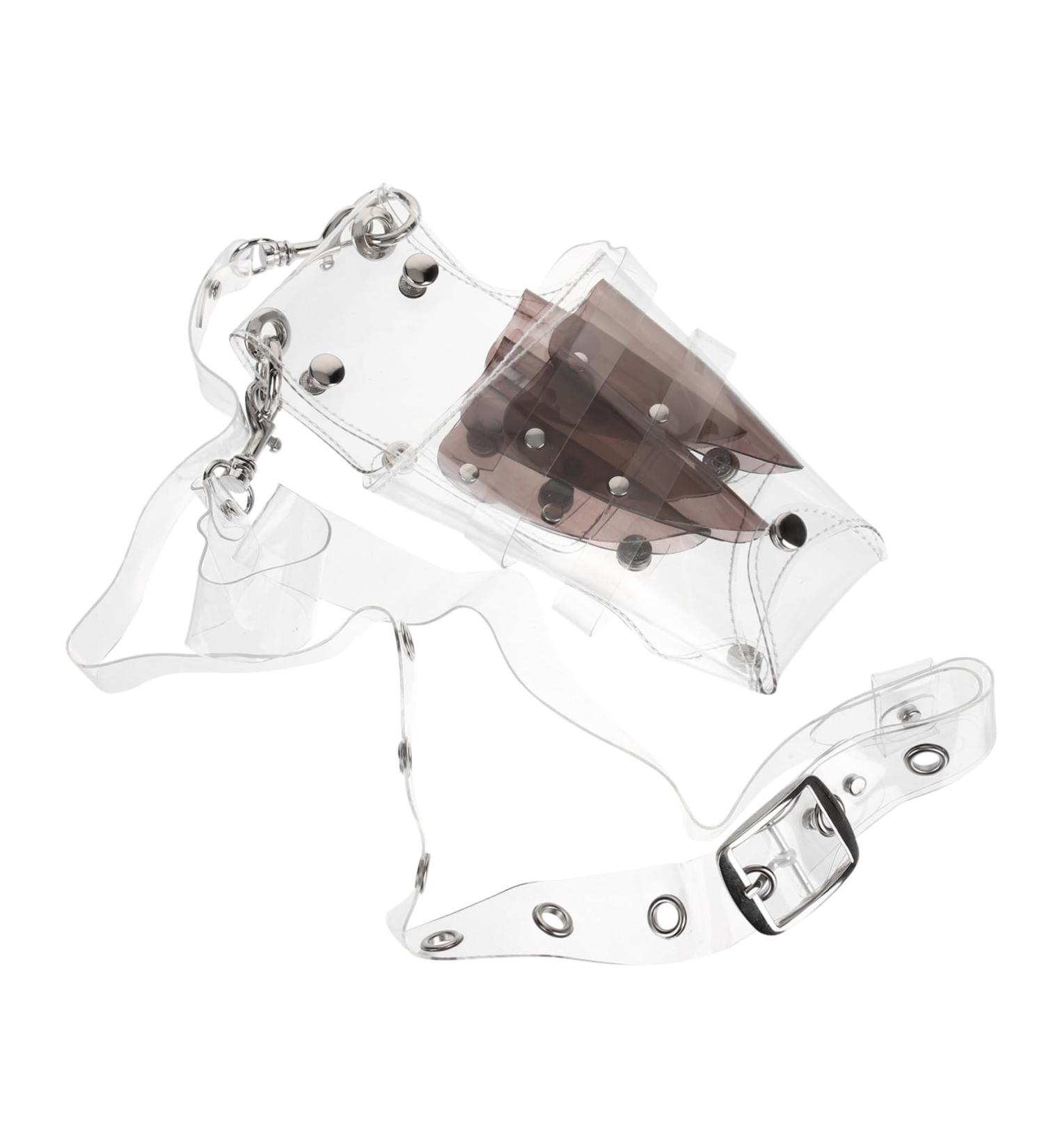 DOITOOL Hairdressing Pouch - Adjustable PVC Waist Bag for Stylists Barbers & Hair Care Tools - Buy Online on GoSupps.com