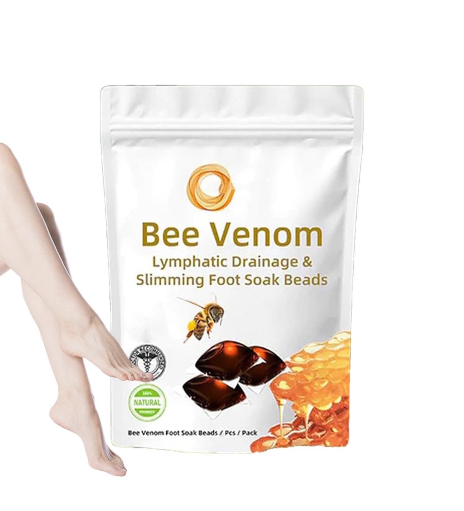 Bee VenomS Lymphatic DrainageSS&Slimming Foot Soak Beads Foot Soak Beads | Detoxingherbs Body Foot Soak Beads Slimming Body Care Soak Beads Natural Foot Spa Soak - Buy Online on GoSupps.com