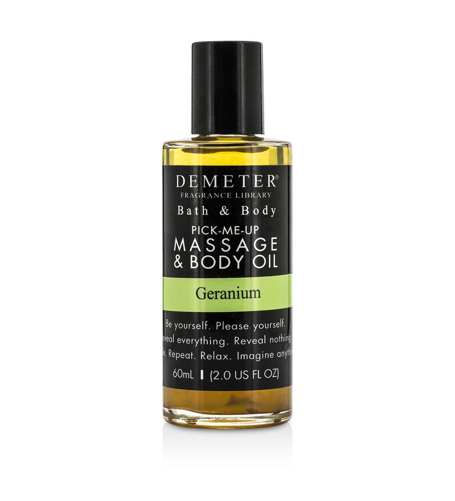 Demeter Geranium Massage & Body Oil 60ml/2oz