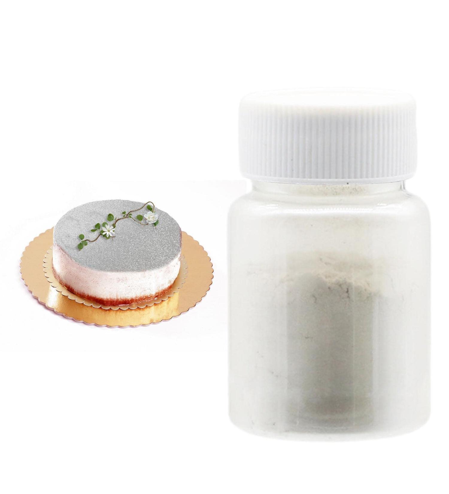 Powder Food Color | 15 Gram Multi-Color Edible Food Coloring Cookie Colorant Macaron Gold Powder - Candy Melts Food Coloring Edible Gold Powder for Icing Decorating Cakes Bavokon Silver - Buy Online on GoSupps.com