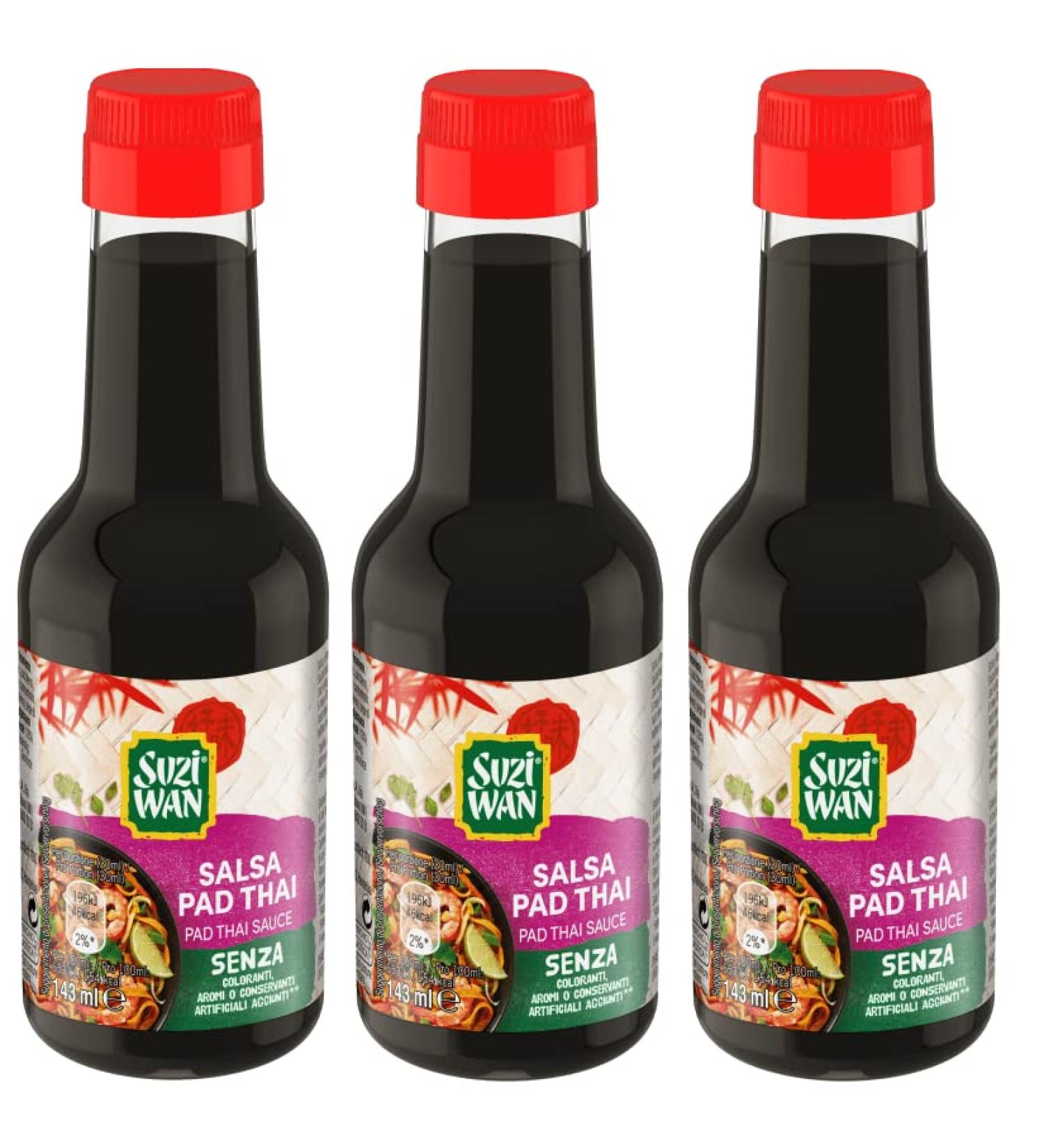  Italian Gourmet E.R. Suzi Wan Salsa Set of 3 glass bottles of Thai salsa (143 ml + 400 g) - Buy Online on GoSupps.com