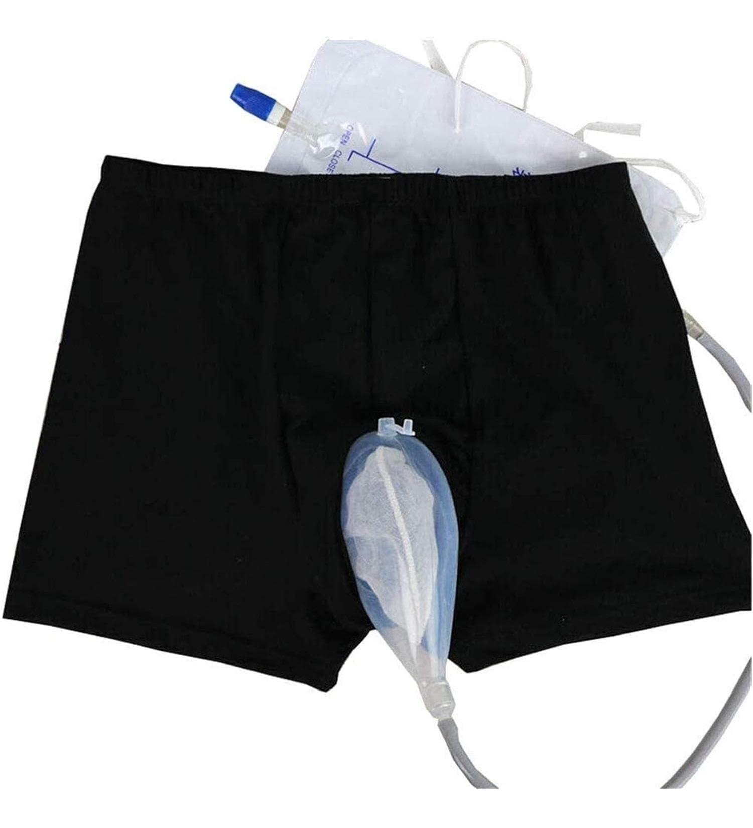 Urine Bag Wearable Urine Bag Incontinence Pants for Men Portable Leak Proof Urine Funnel Urinary Drainage Stabilizatio Device for Travel Outdoor Use Spill Proof Collector (Size : Small (52-76cm)) - Buy Online on GoSupps.com