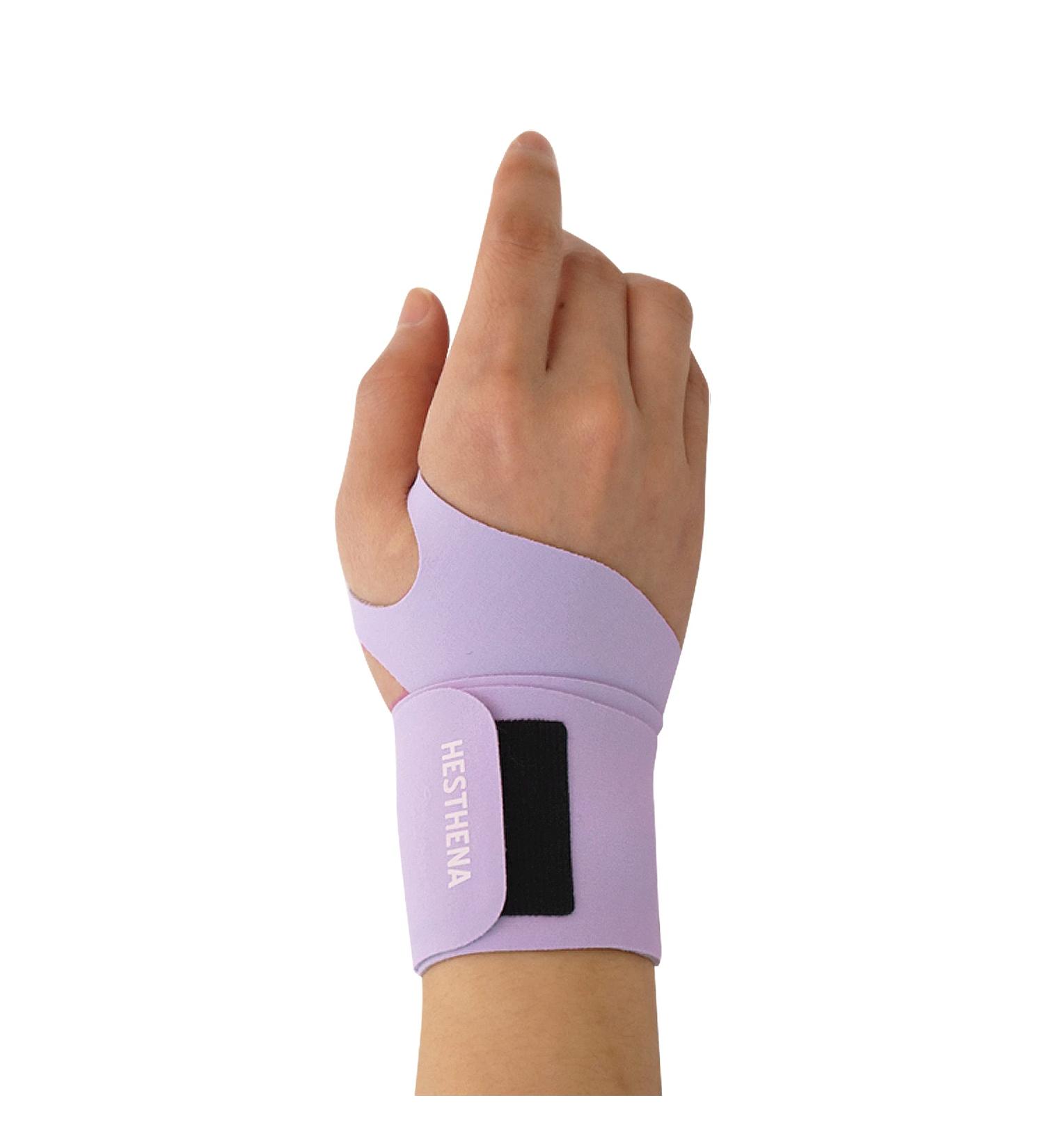 Flexible & Colorful Wrist Brace | Adjustable Support for Men & Women | Lightweight Sports Brace - Lavender (1pcs) - Buy Online on GoSupps.com