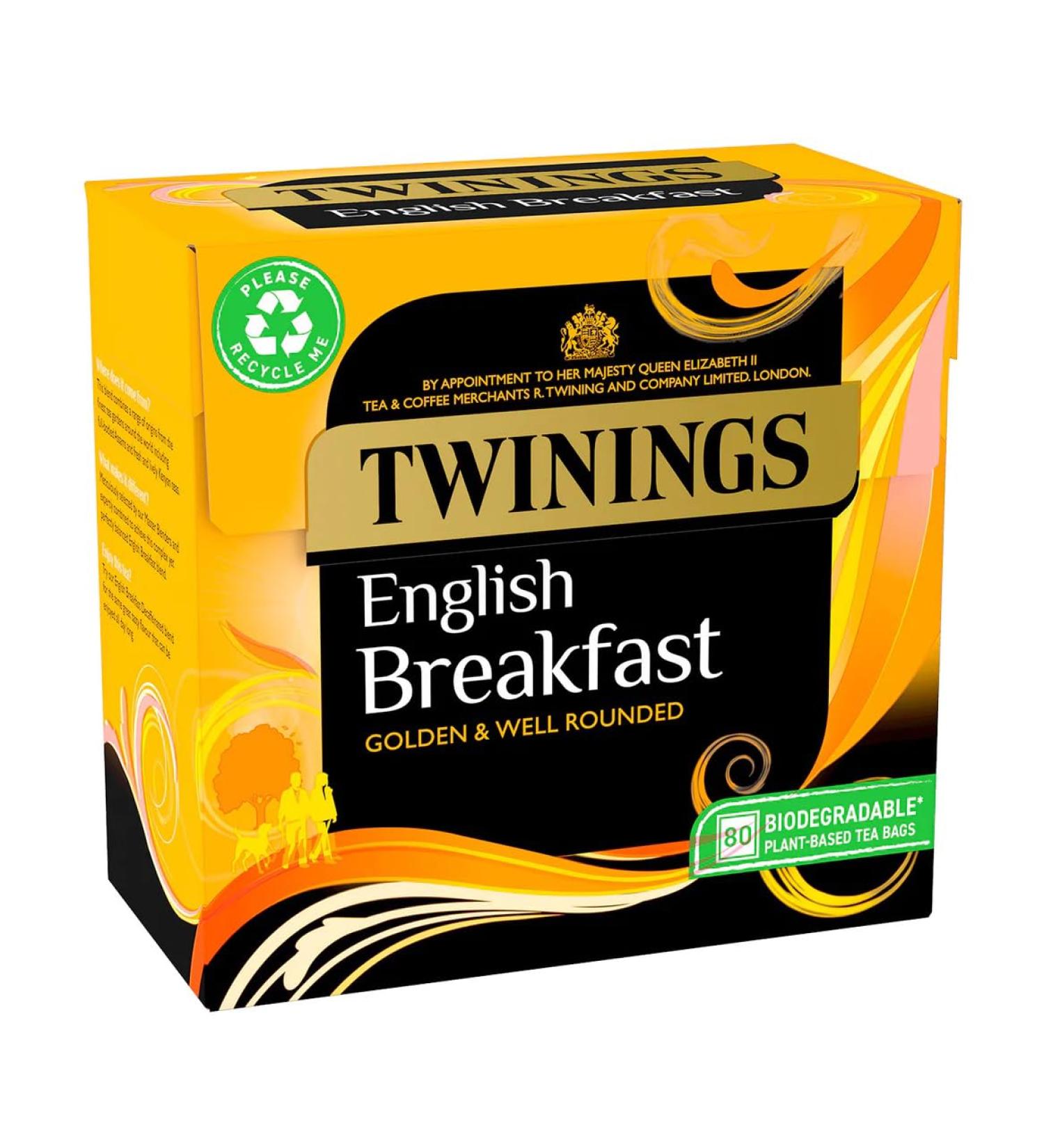 Buy Twinings English Breakfast Tea Bags - 80 Count | Premium Black Tea | Imported by Shestore24 - International Shipping Available - Buy Online on GoSupps.com