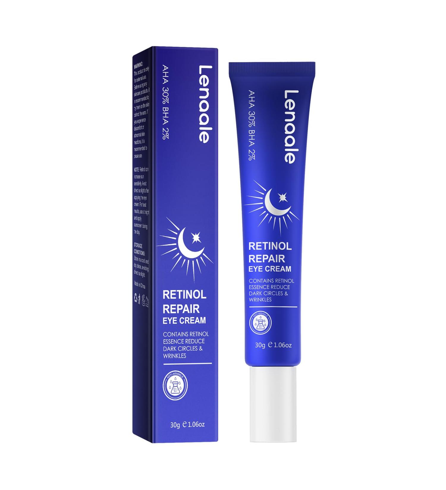 Retinol Eye Cream Hydrating Under Eye Care Daily Wrinkle Cream 123456789 - Buy Online on GoSupps.com