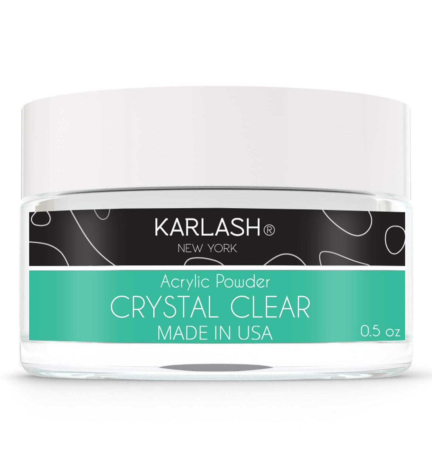 Karlash Professional Acrylic Powder - Crystal Clear 0.5 oz | High-Quality Nail Enhancement Powder - Buy Online on GoSupps.com