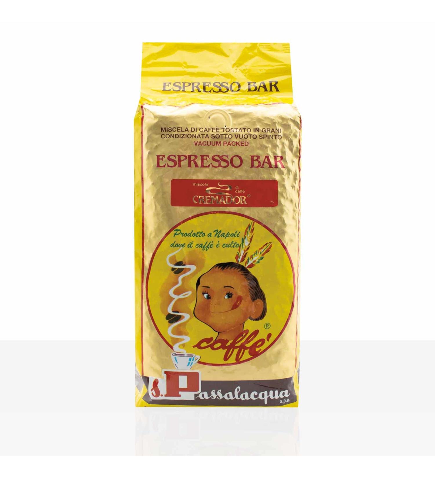CAFÉ PASSALACQUA CREMADOR - ESPRESSO BAR - PACK 1Kg GRAINS DE CAFÉ