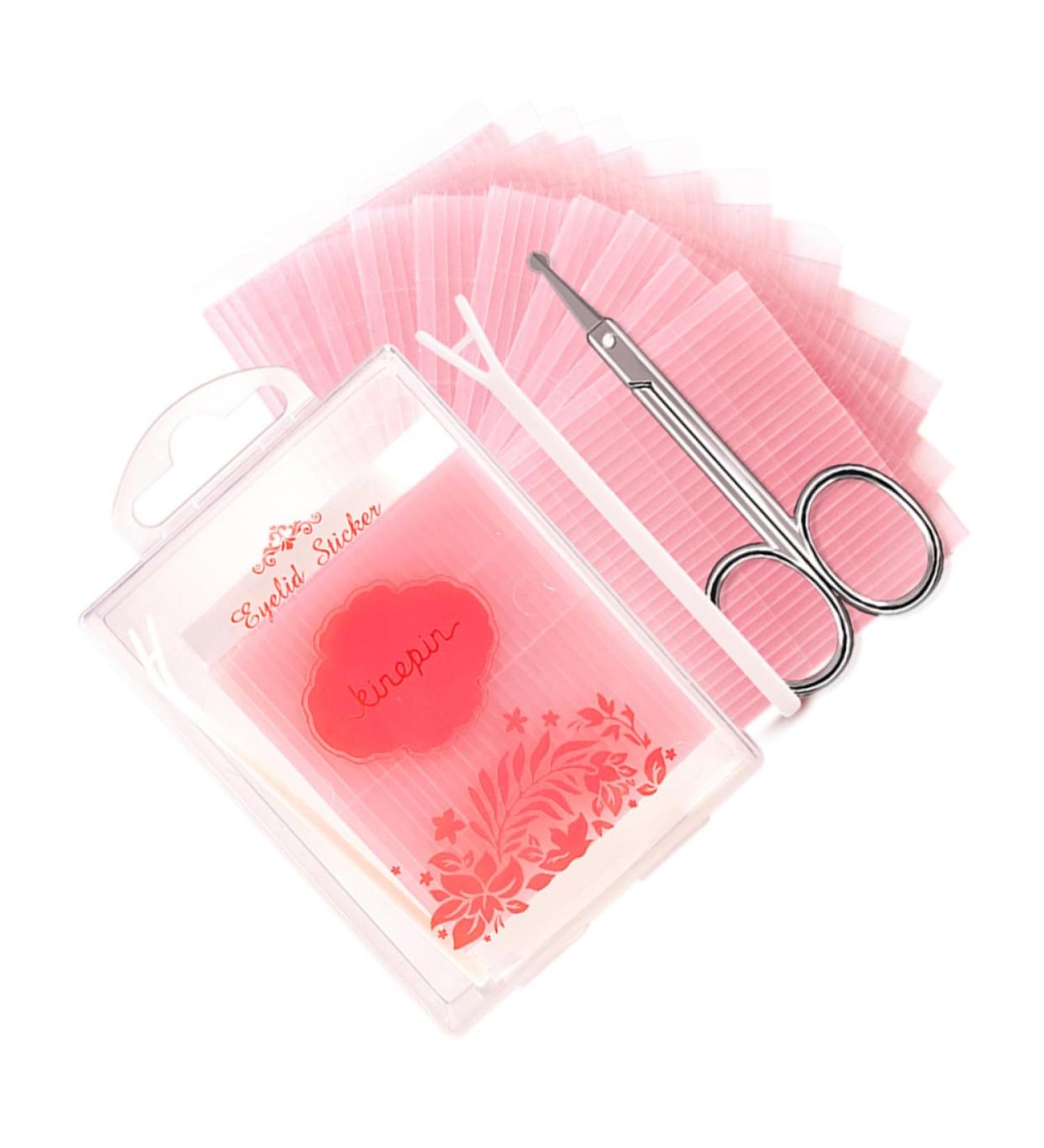 DRESSOOS Transparent Stickers 1 Set Double Eyelid Sticker Invisible Tape Clear Tape Natural Eyelid Stickers Make up Fiber Strip - Buy Online on GoSupps.com