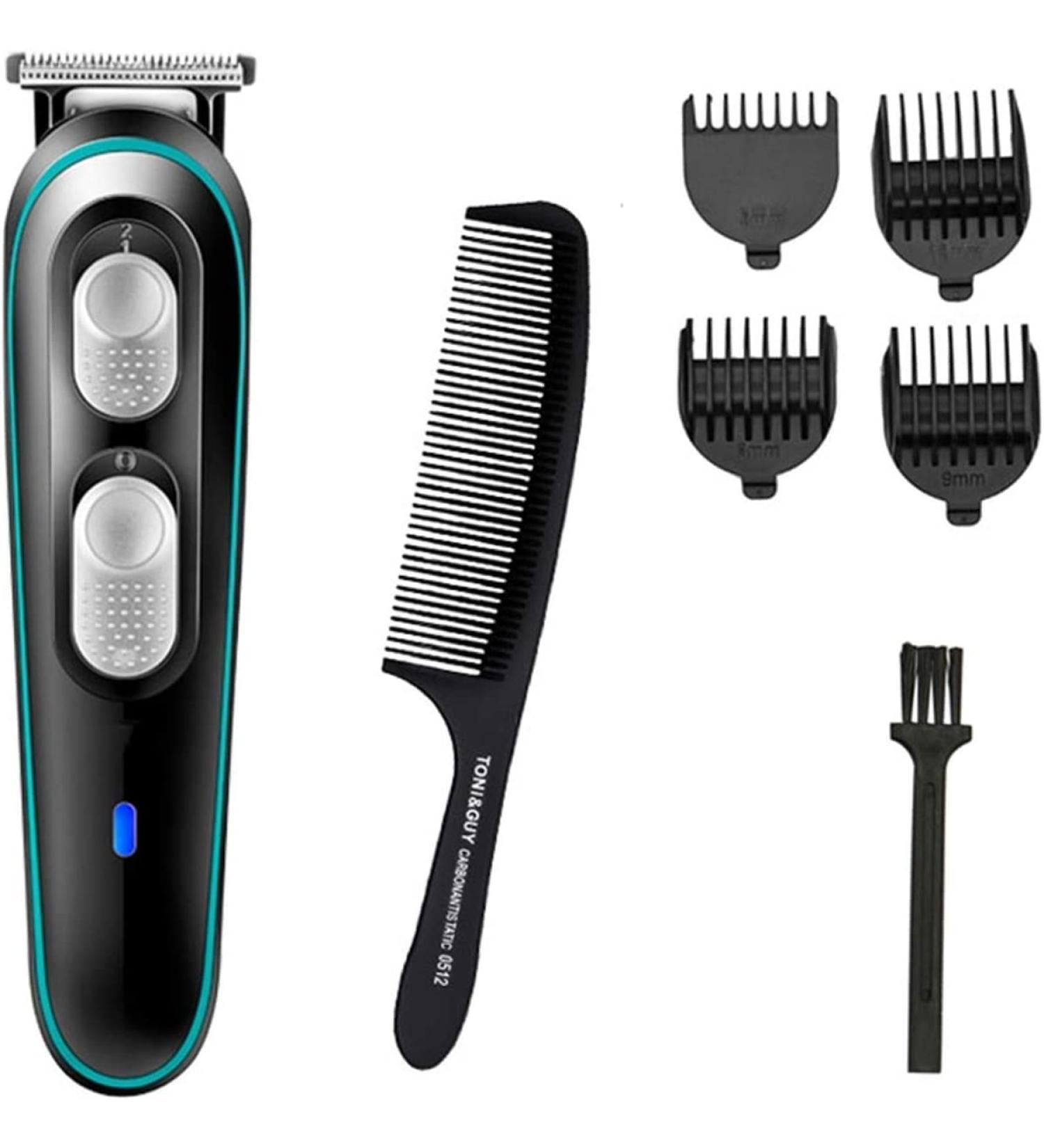 Buy Cordless Hair Clippers & Rechargeable Hair Trimmer Kit - 7-Piece Set for Families | Perfect Valentine's Day Gift for Him - Buy Online on GoSupps.com