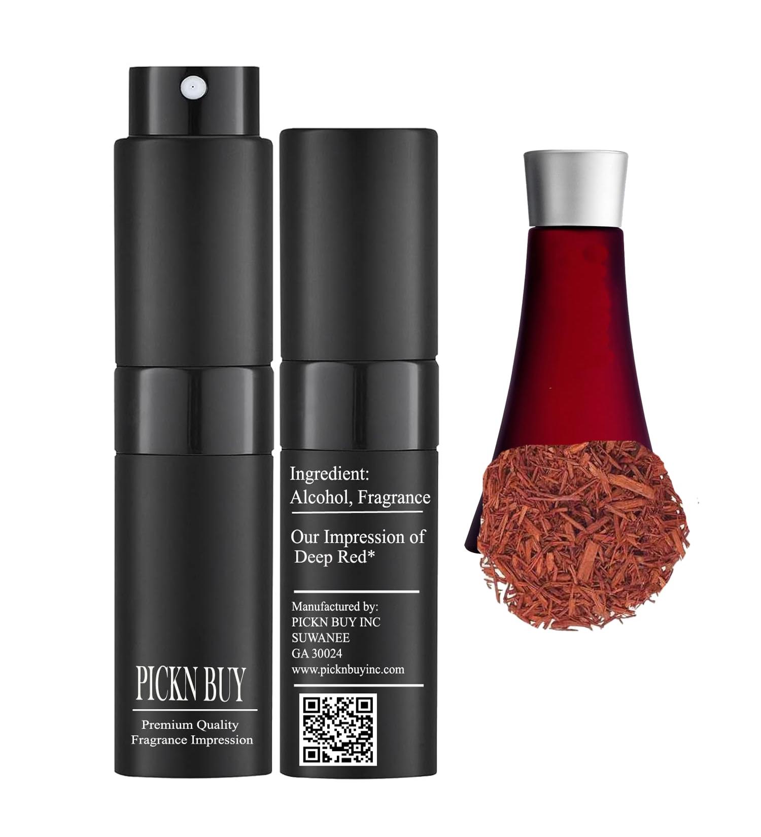 PICKN BUY Luxury Perfume for Women 0.34 Fl oz Scent Compatible to Deep Red Perfume Made in USA Long-Lasting Spray Comes in Refilable Bottle Deep Red* Impressions 0.34 Fl Oz (Pack of 1) - Buy Online on GoSupps.com