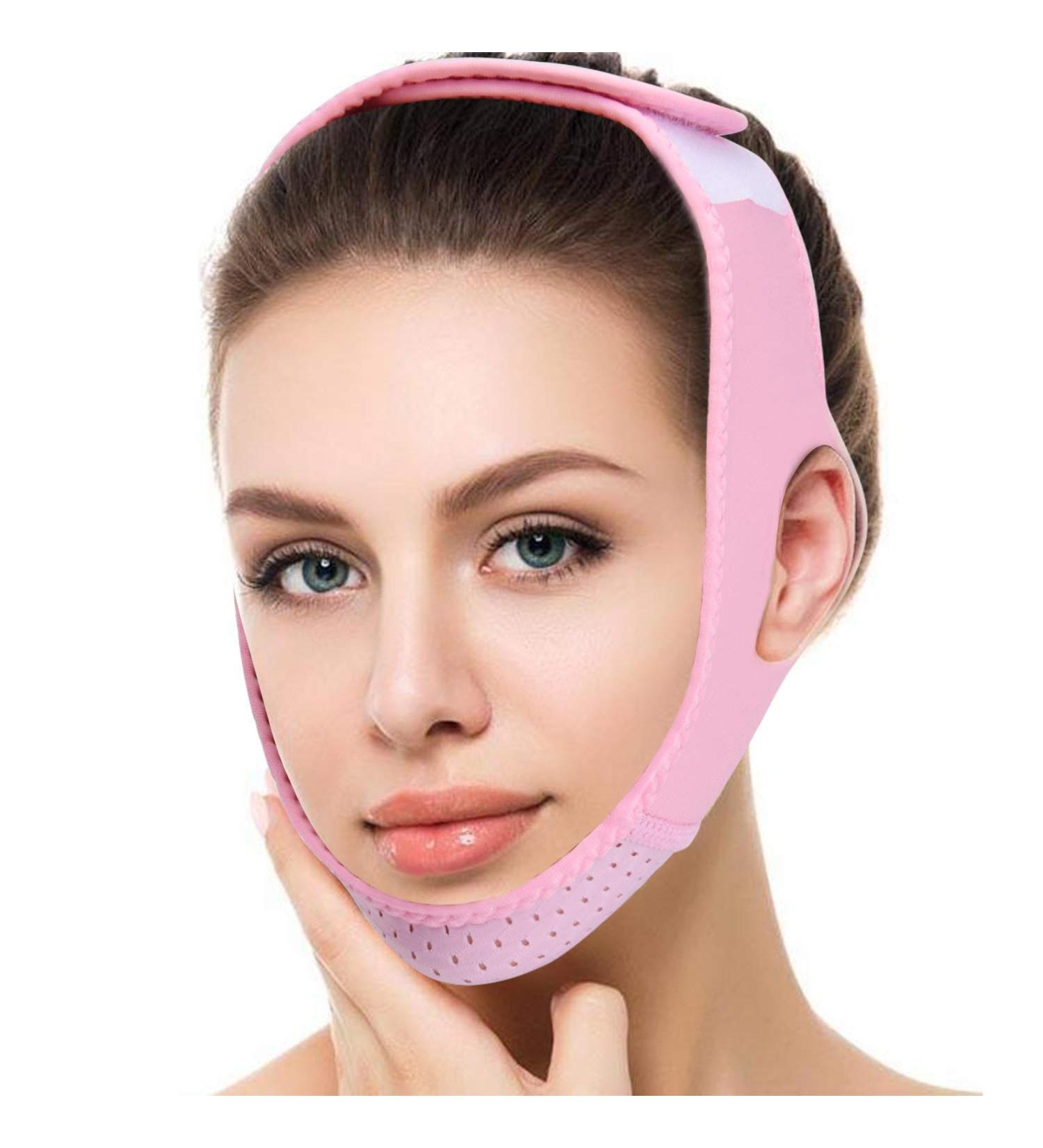 Facial Slimming Belt V Line Mask for Women - Chin Strap Lifting Bandage - Buy Online on GoSupps.com