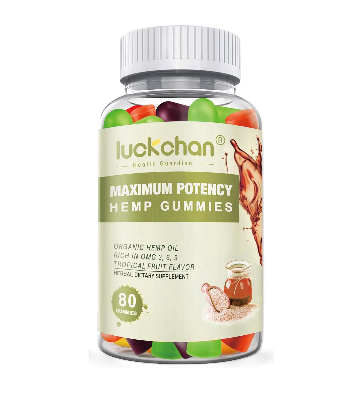 Hemp Gummies High Potency Natural for Adults (Sapote)