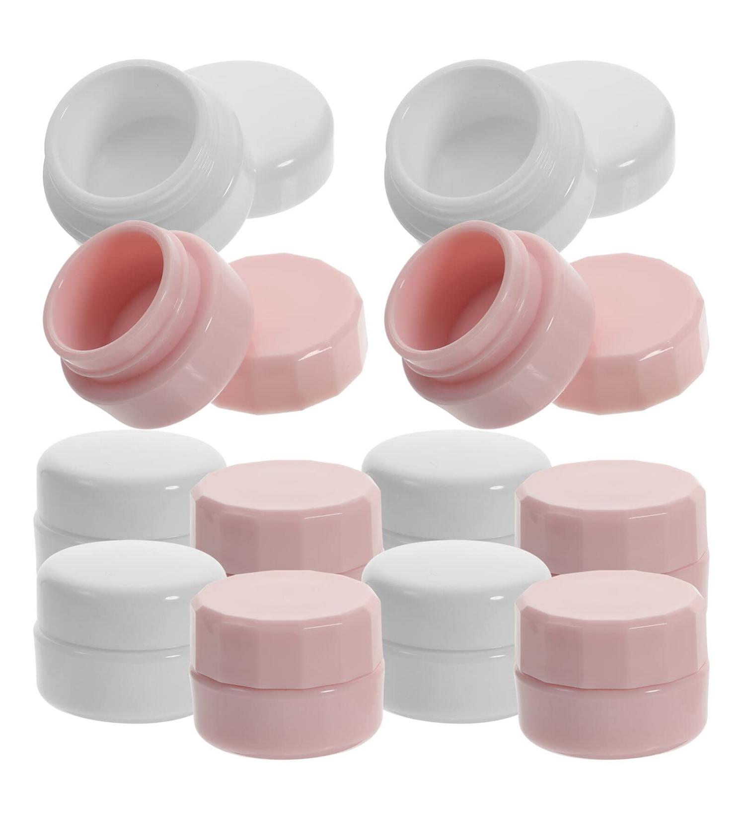 Beaupretty 12 Pieces Travel Containers Sets PP Cream Jars Small Plastic Refillable Box Cosmetic Empty Jar Portable Makeup Container with Lids 3g - Buy Online on GoSupps.com