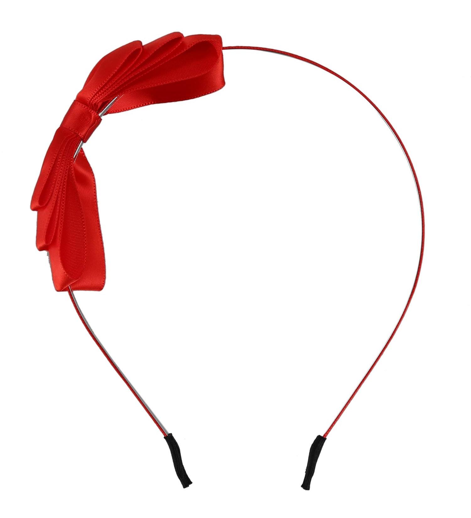 Bow Hairband Soft Elastic Bowknot Headband Hair Accessories For Children Adults Red - Buy Online on GoSupps.com