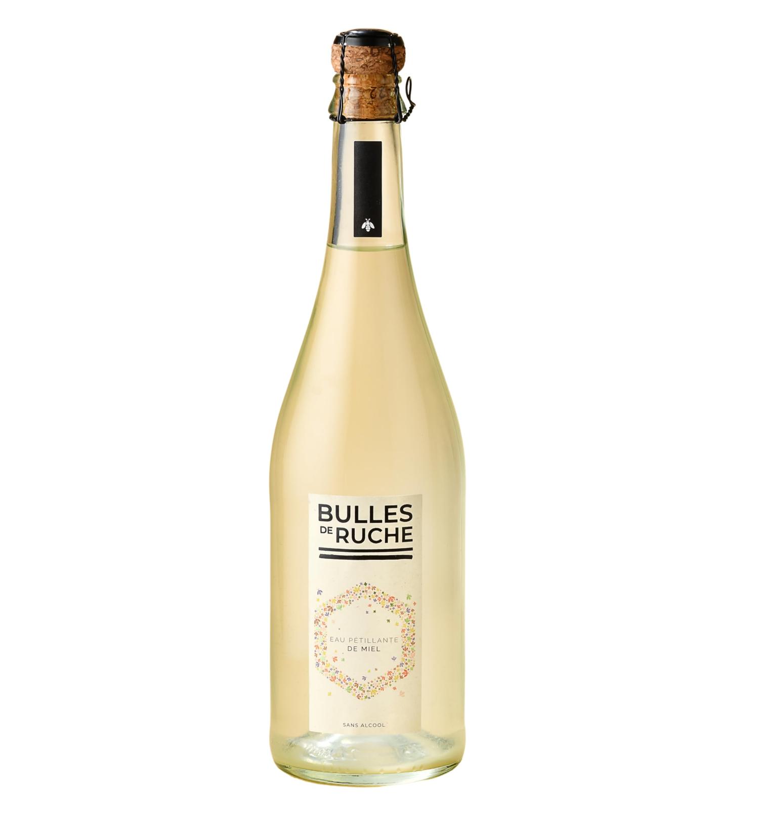 Sparkling honey water - 2 bottles of 75cl - Natural infusion of French honeys - Made in France - 0%